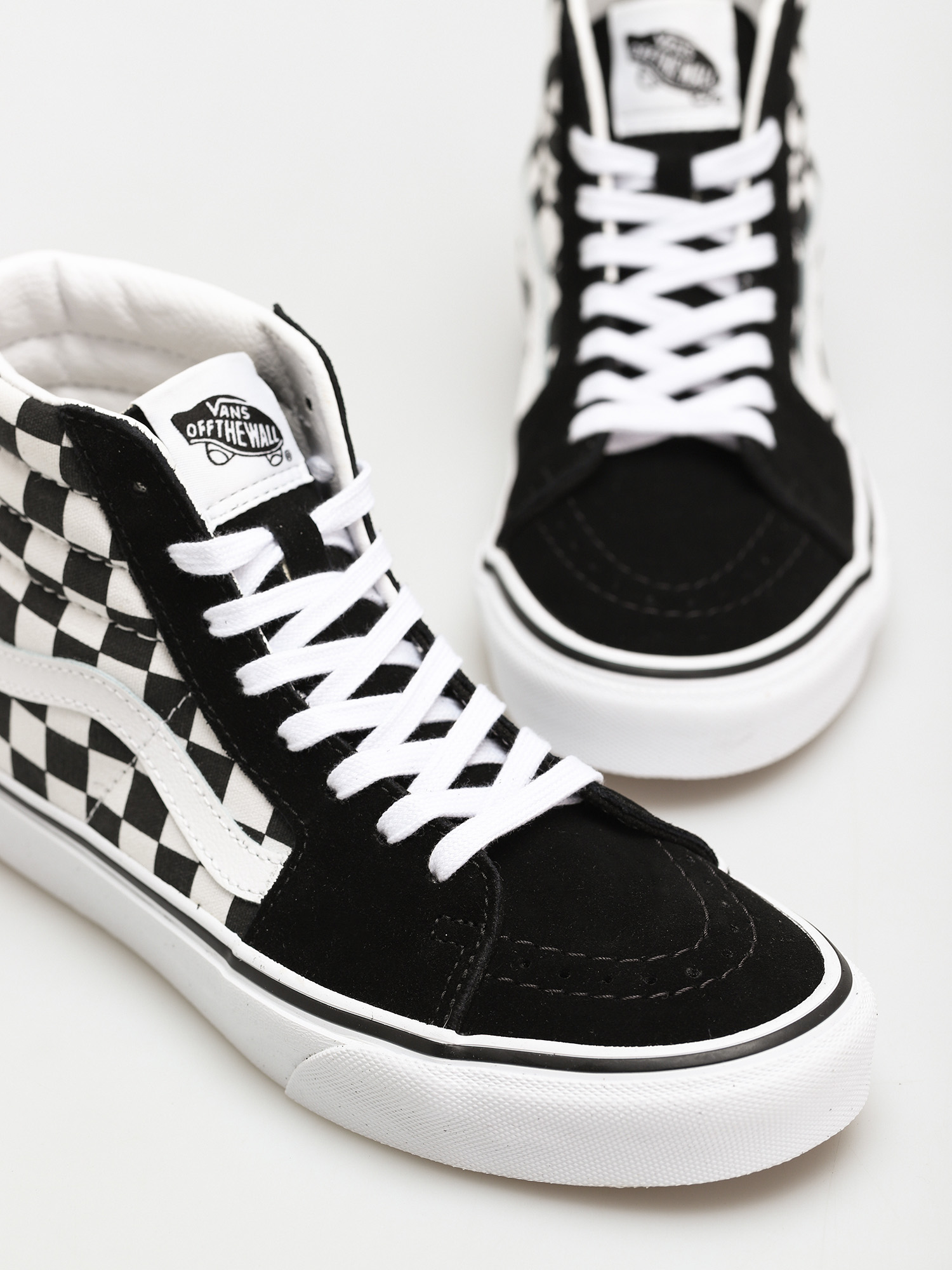Buty Vans Sk8 Hi (checkerboard/blk/tr wht)