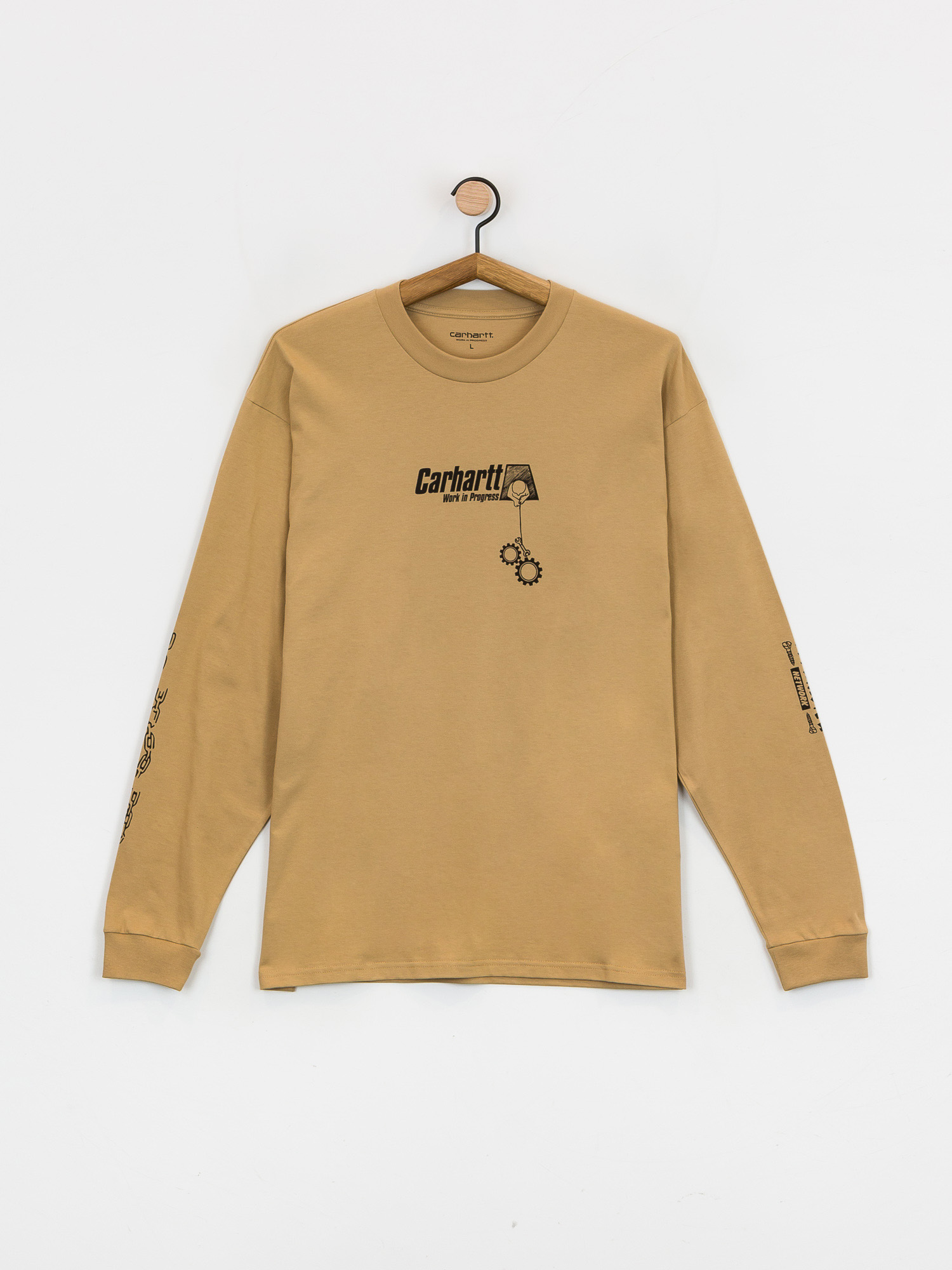 Longsleeve Carhartt WIP Scramble (dusty h brown/black)