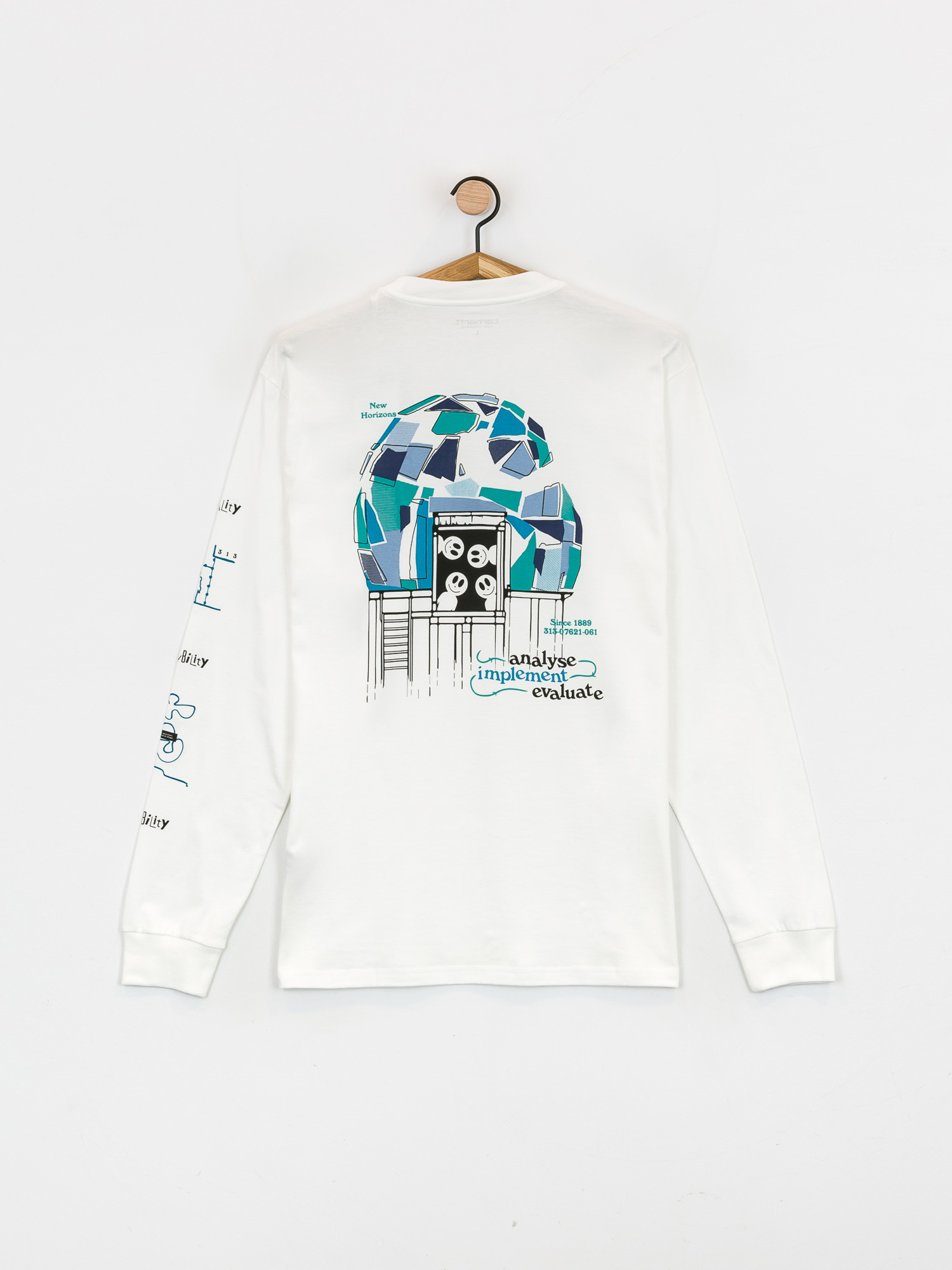 Longsleeve Carhartt WIP Dome (white)