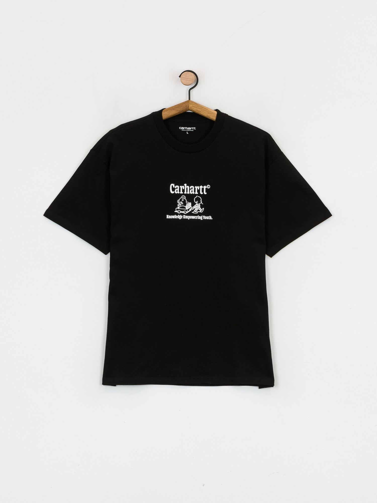 T-shirt Carhartt WIP Schools Out (black/white)