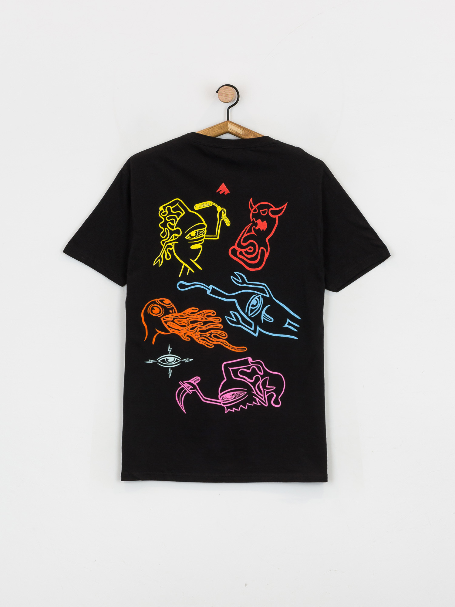 T-shirt Emerica X Toy Machine Cluster (black)