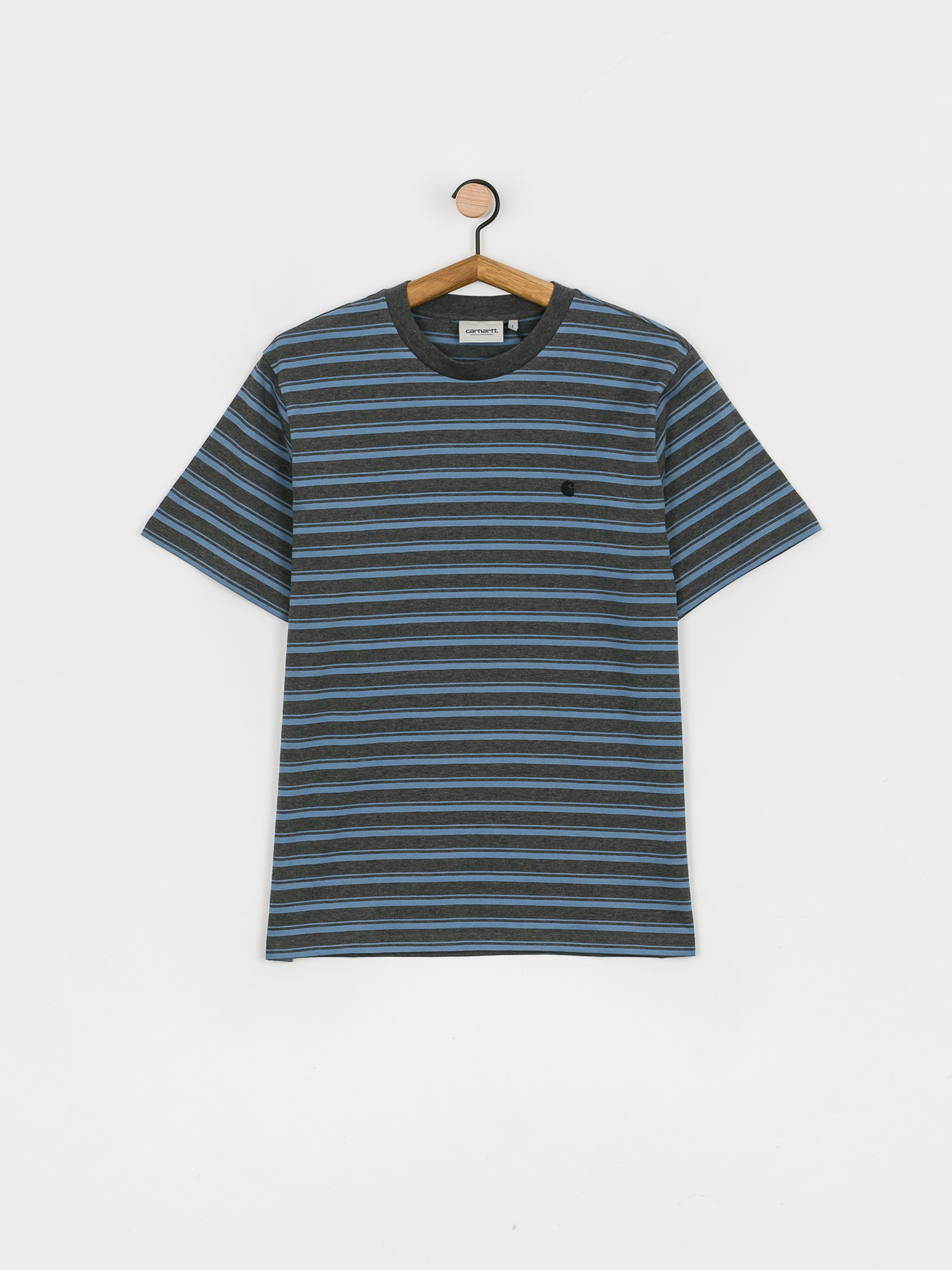T-shirt Carhartt WIP Gleeson (gleeson stripe/icy water/stormcloud heather)