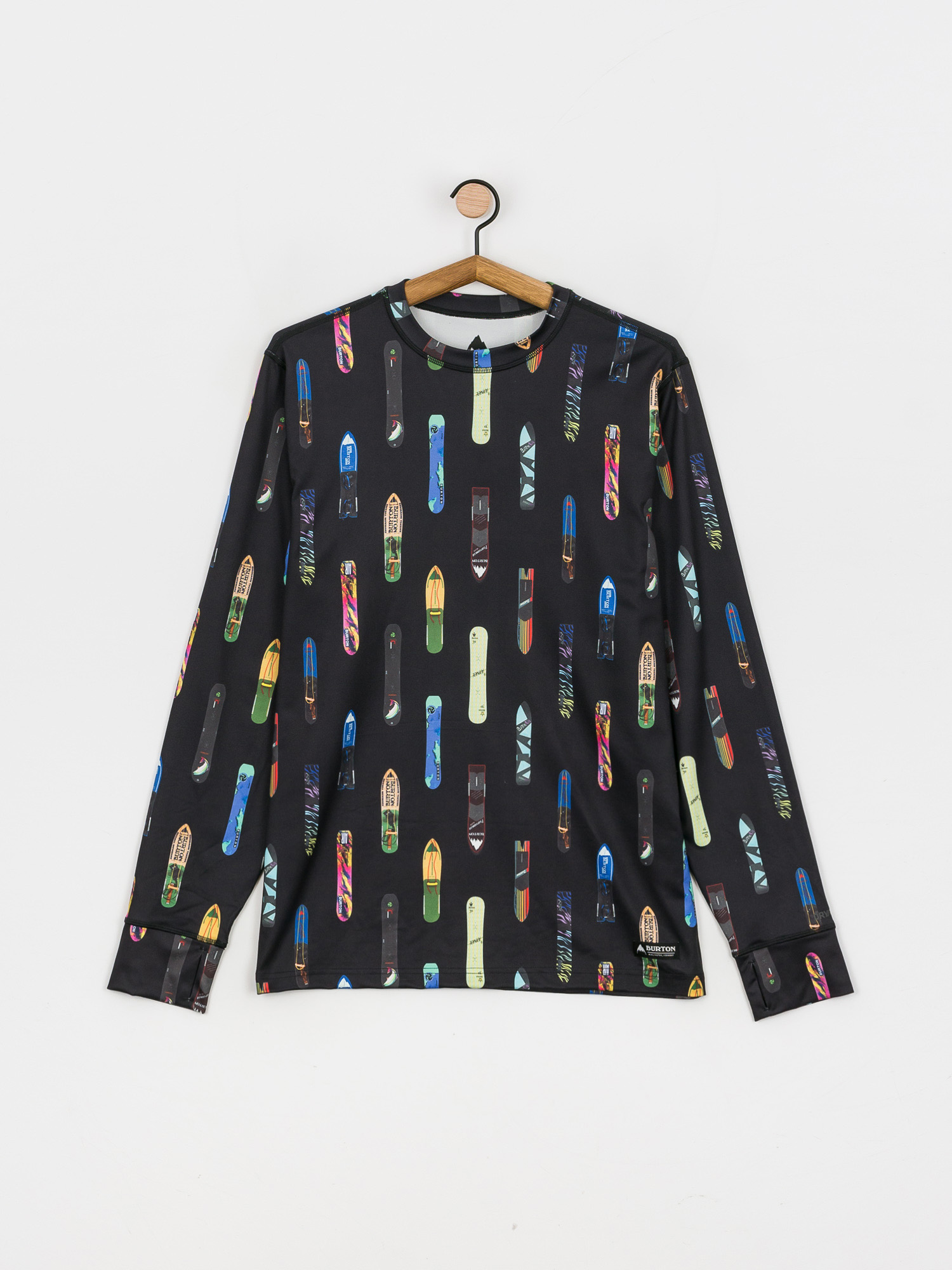 Męski Longsleeve aktywny Burton Midweight Base Layer (history of sb black)