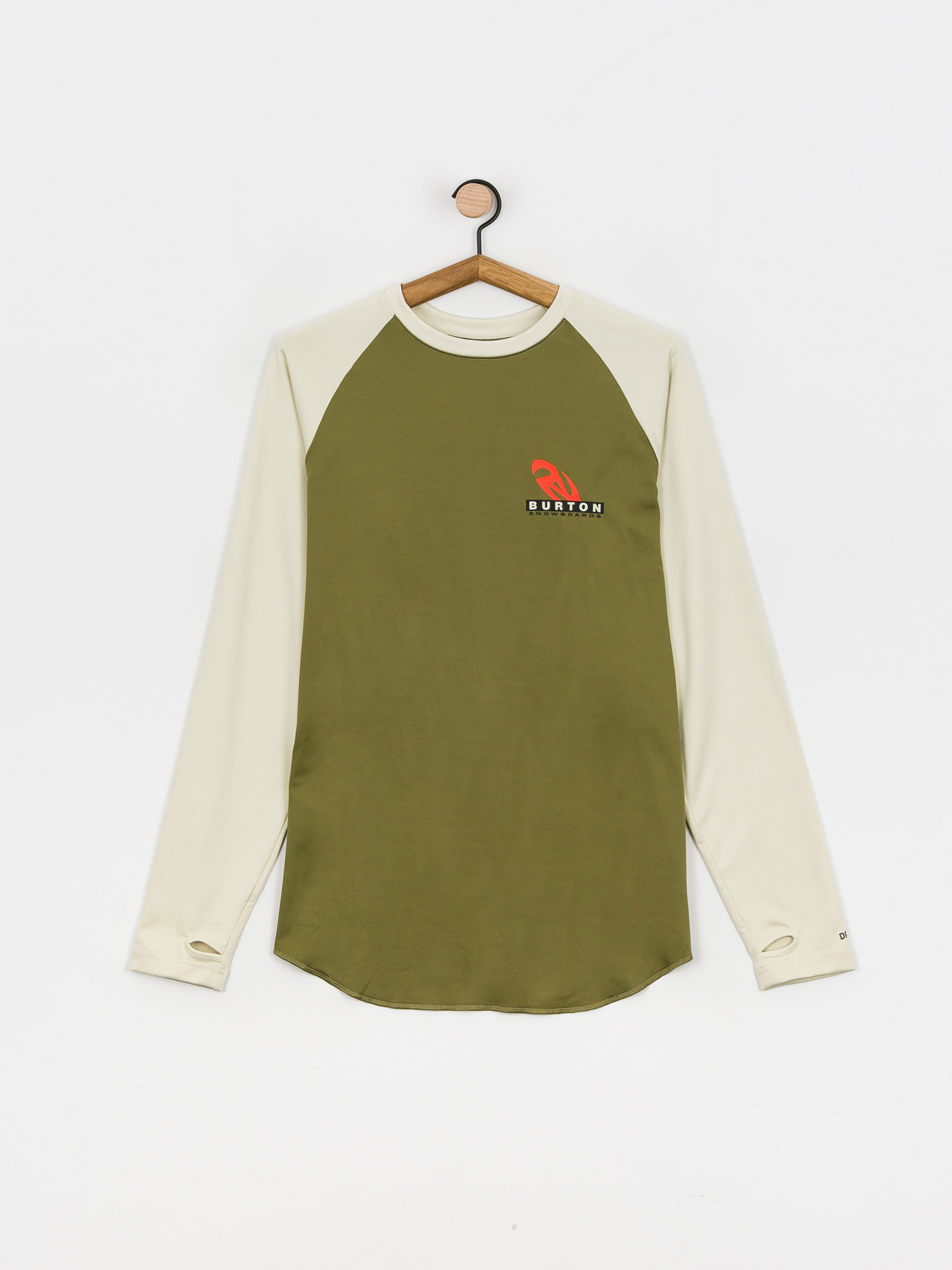Męski Longsleeve aktywny Burton Roadie Base Layer Tech (martini olive)