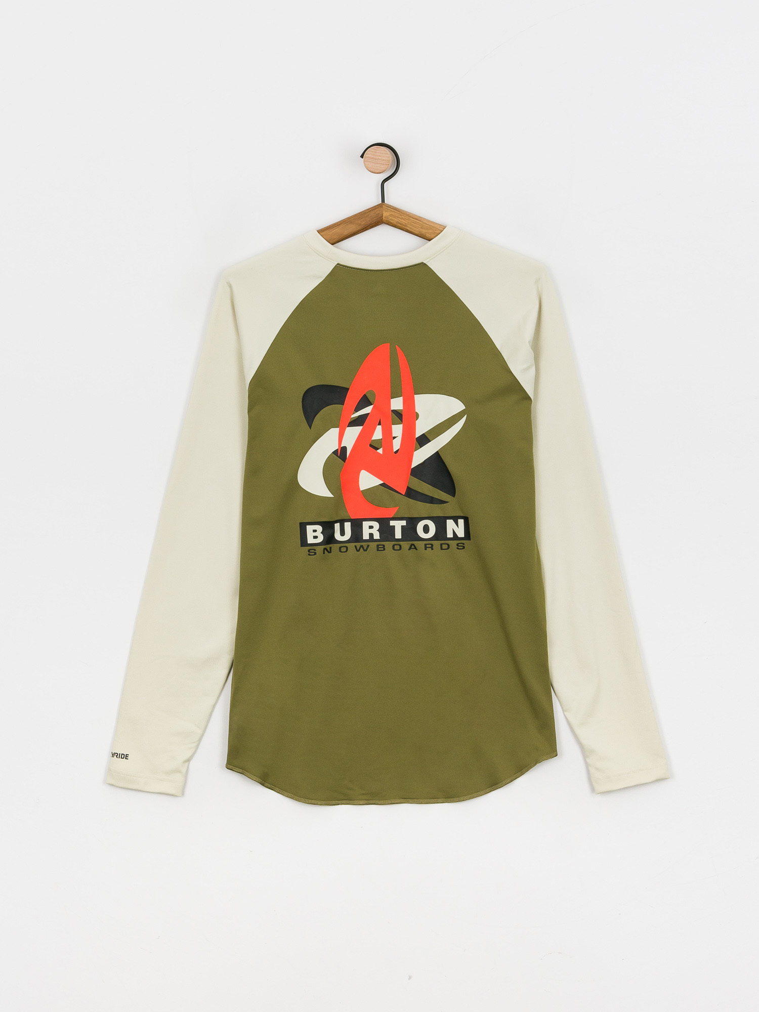 Męski Longsleeve aktywny Burton Roadie Base Layer Tech (martini olive)