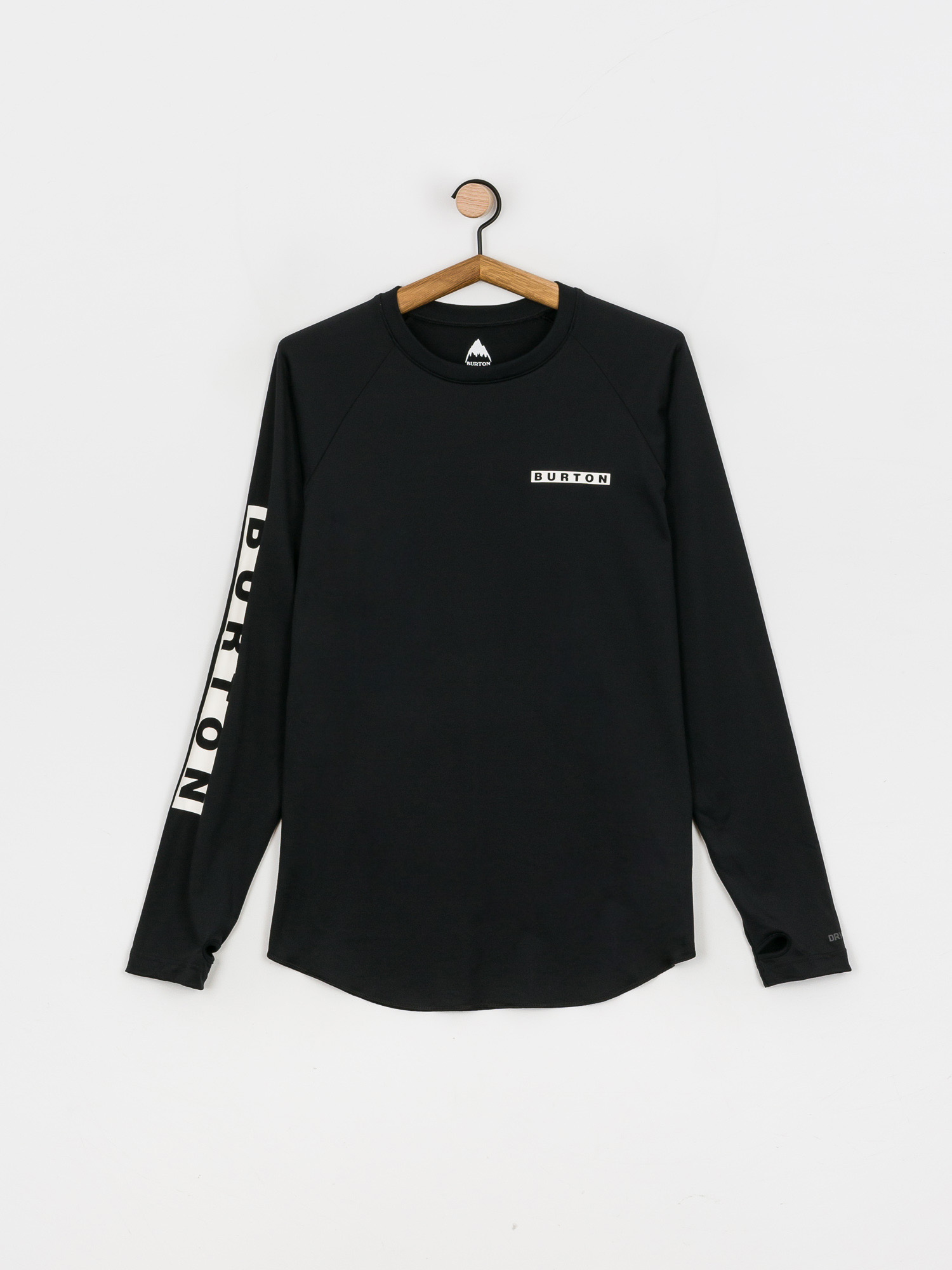 Męski Longsleeve aktywny Burton Roadie Base Layer Tech (true black)