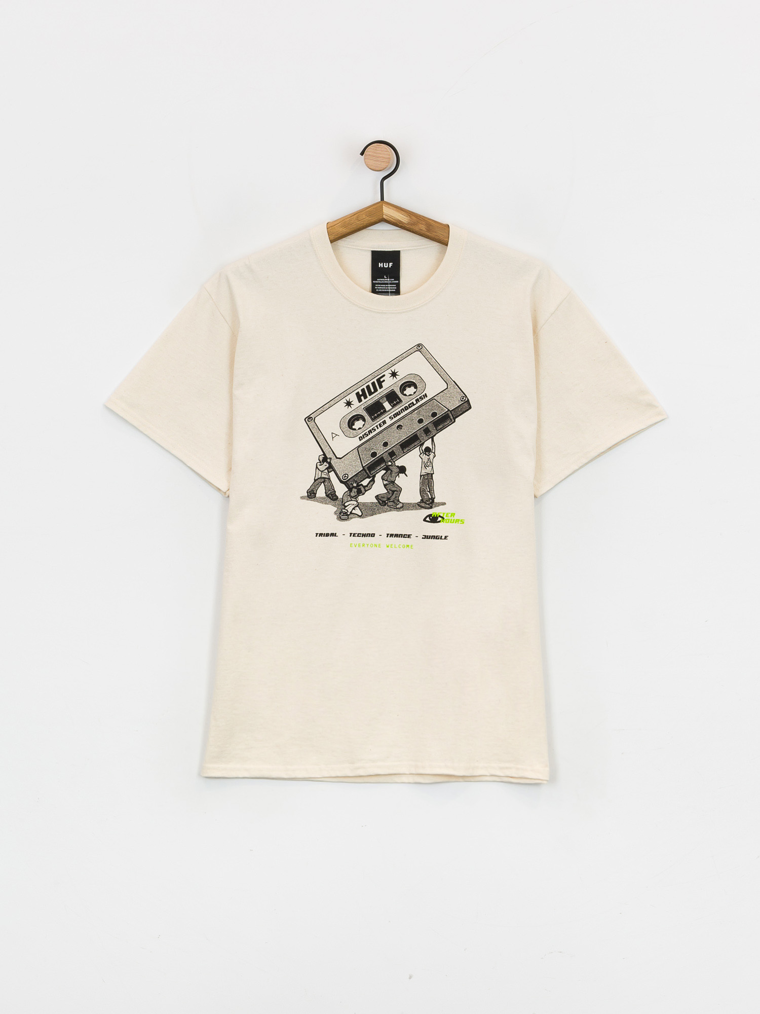 T-shirt HUF Soundclash (natural)