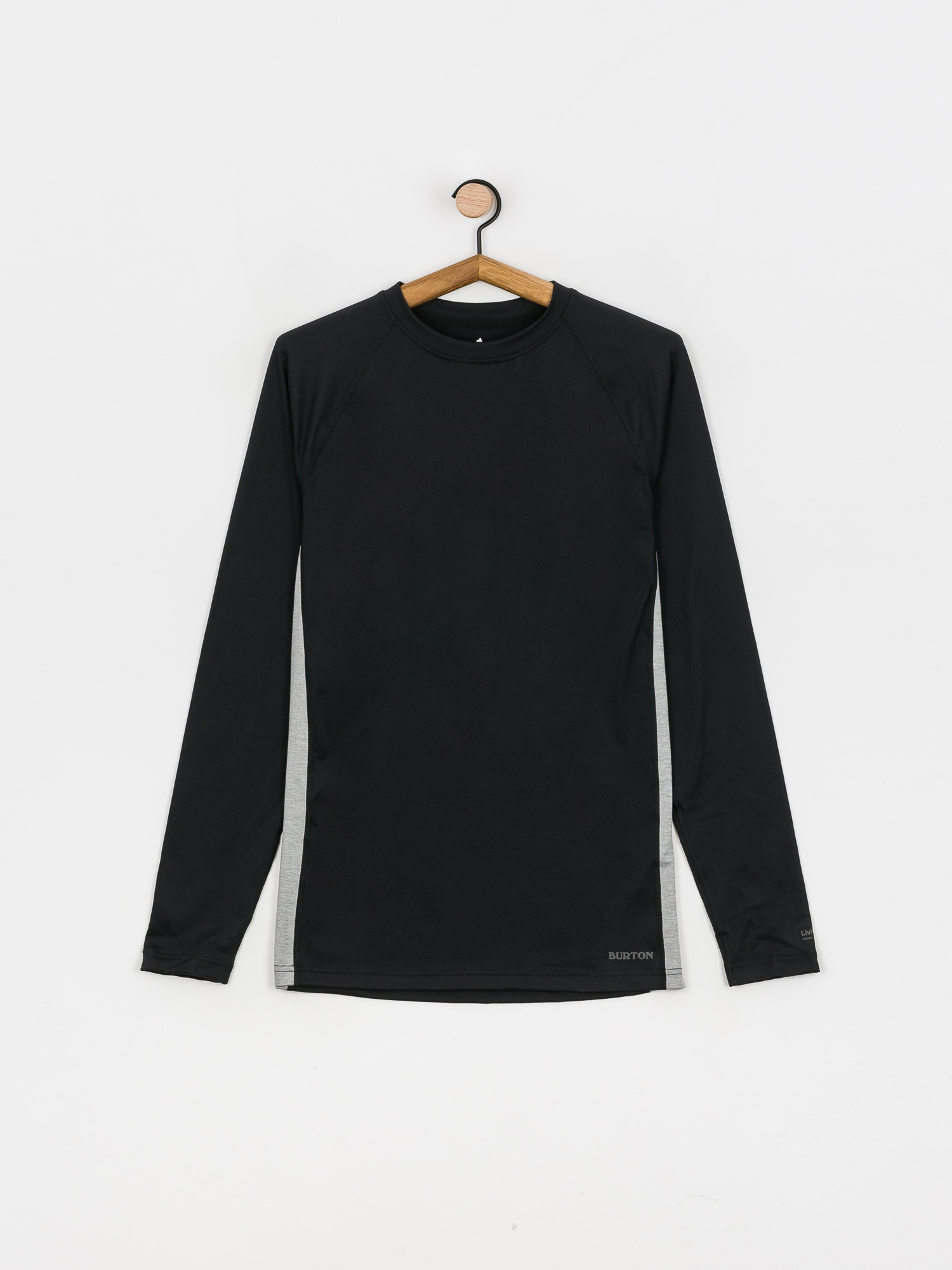 Męski Longsleeve aktywny Burton Midweight X Base Layer (true black/gray heather)