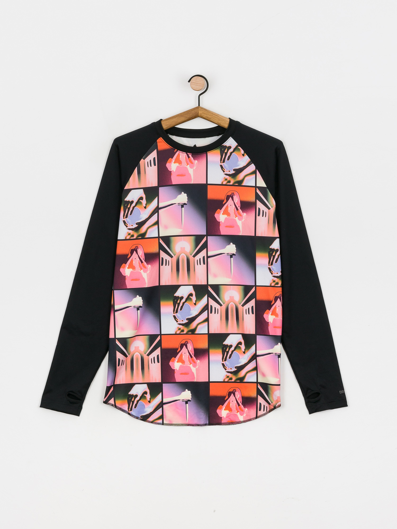 Męski Longsleeve aktywny Burton Roadie Base Layer Tech (skeleton key)