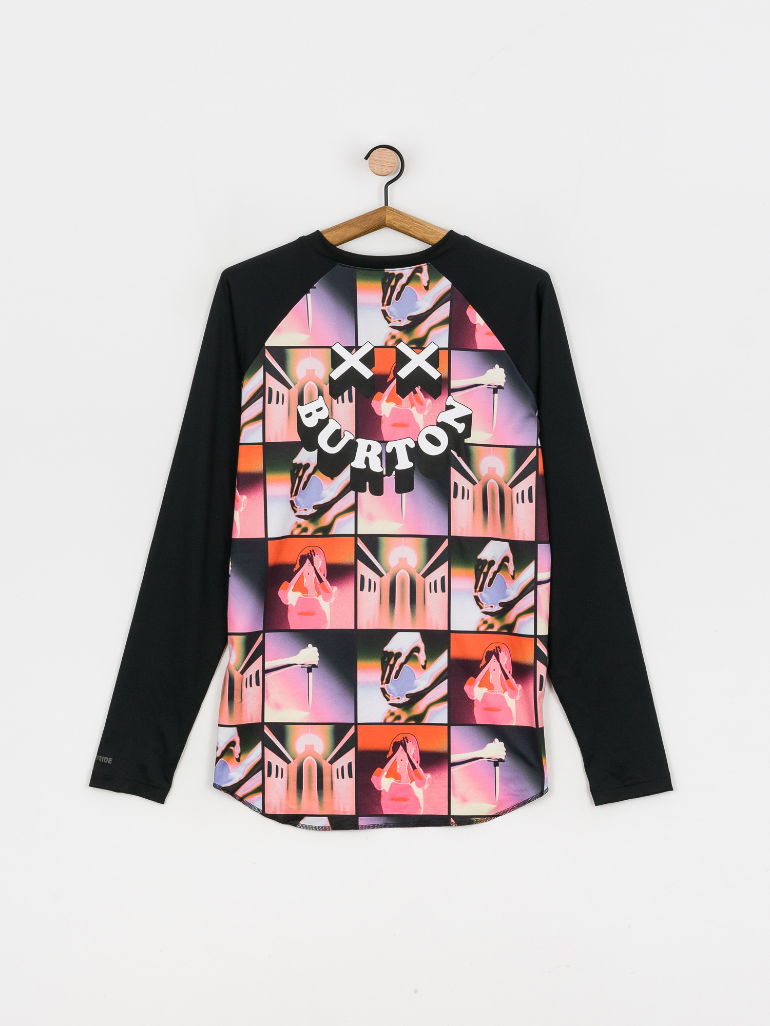 Męski Longsleeve aktywny Burton Roadie Base Layer Tech (skeleton key)