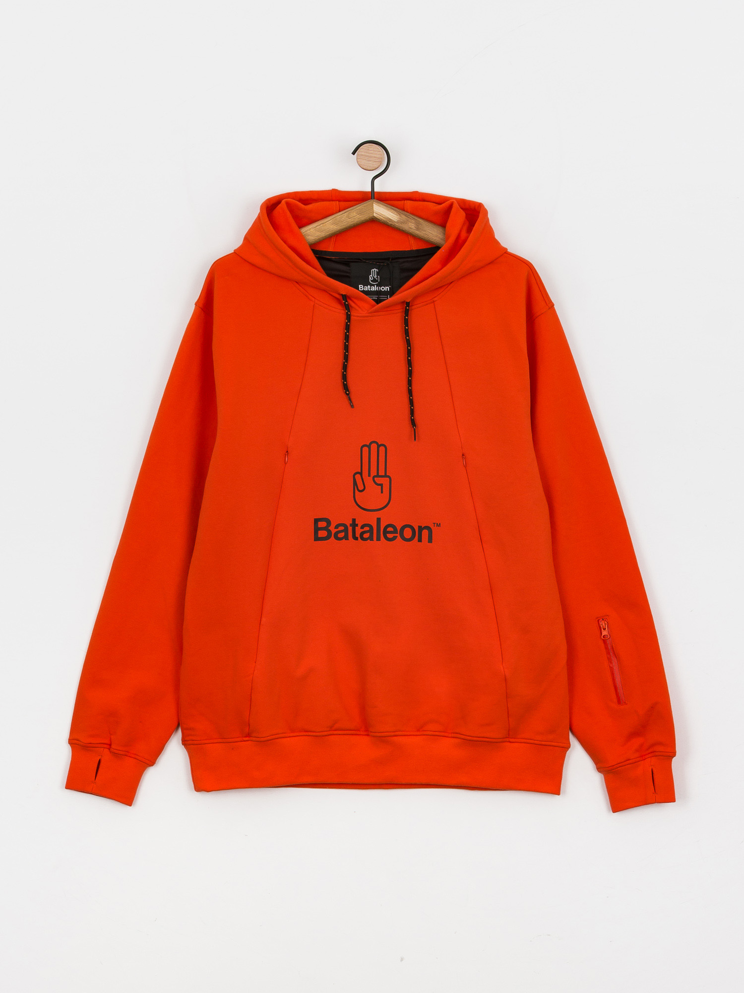 Męska Bluza z kapturem Bataleon Snowproof Delta HD (coral red)