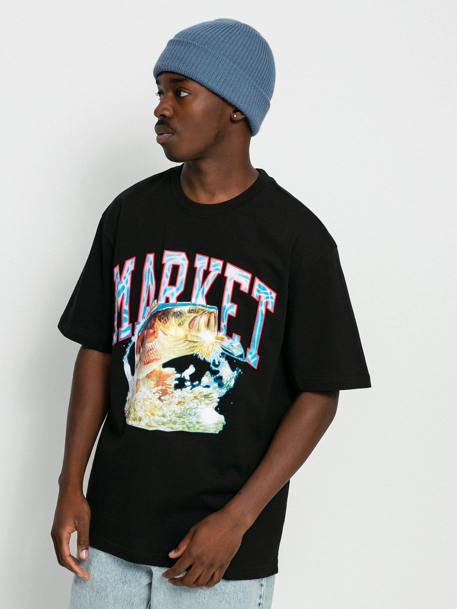 T-shirt Chinatown Market Bass Arc (black)