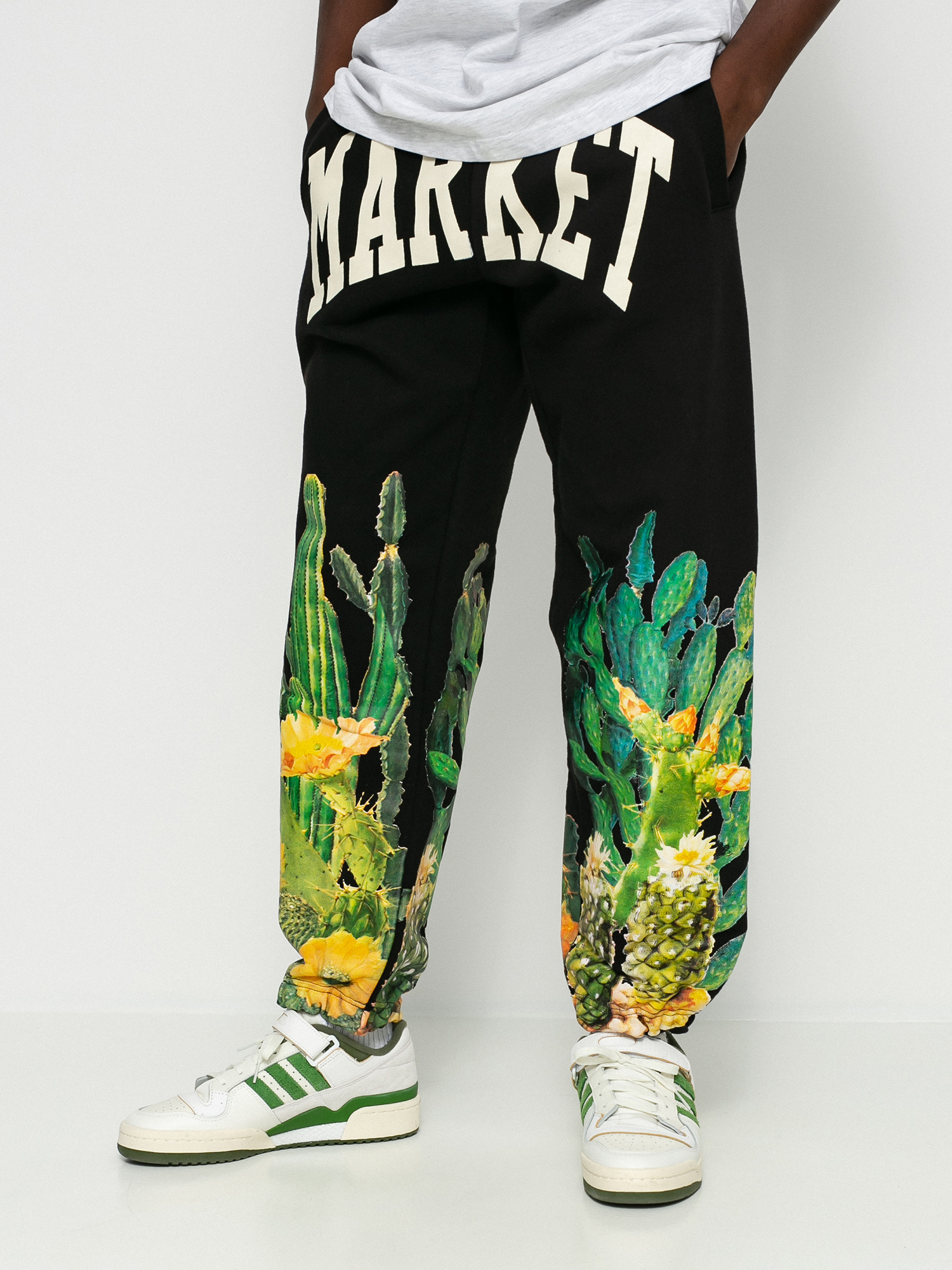 Spodnie Chinatown Market Cactus Arc (black)