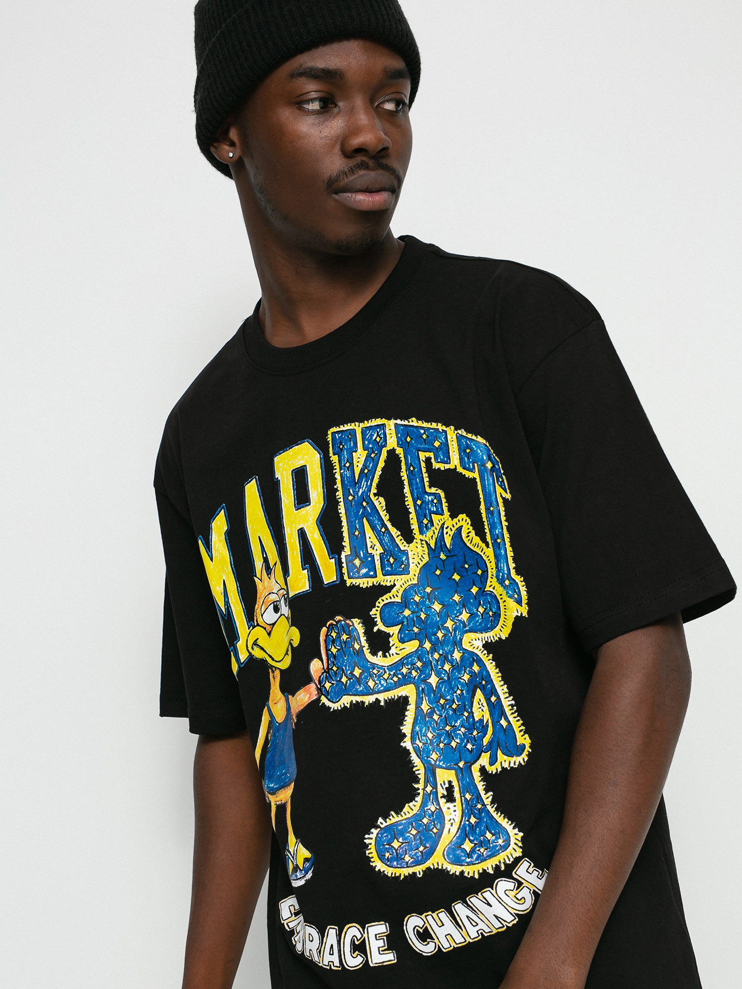 T-shirt Chinatown Market Dark And Light Duck (black)