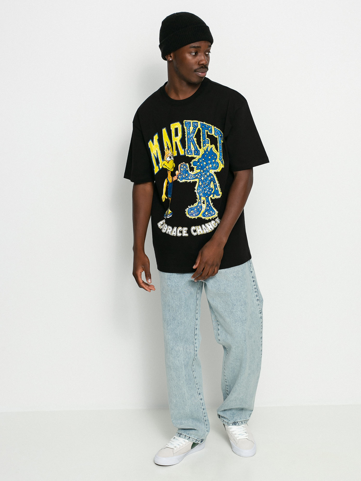 T-shirt Chinatown Market Dark And Light Duck (black)