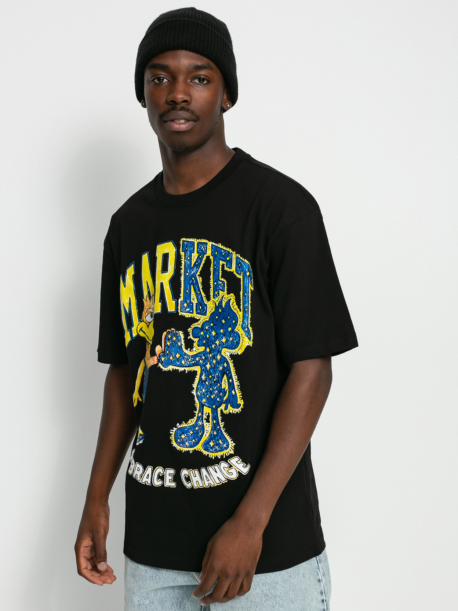 T-shirt Chinatown Market Dark And Light Duck (black)