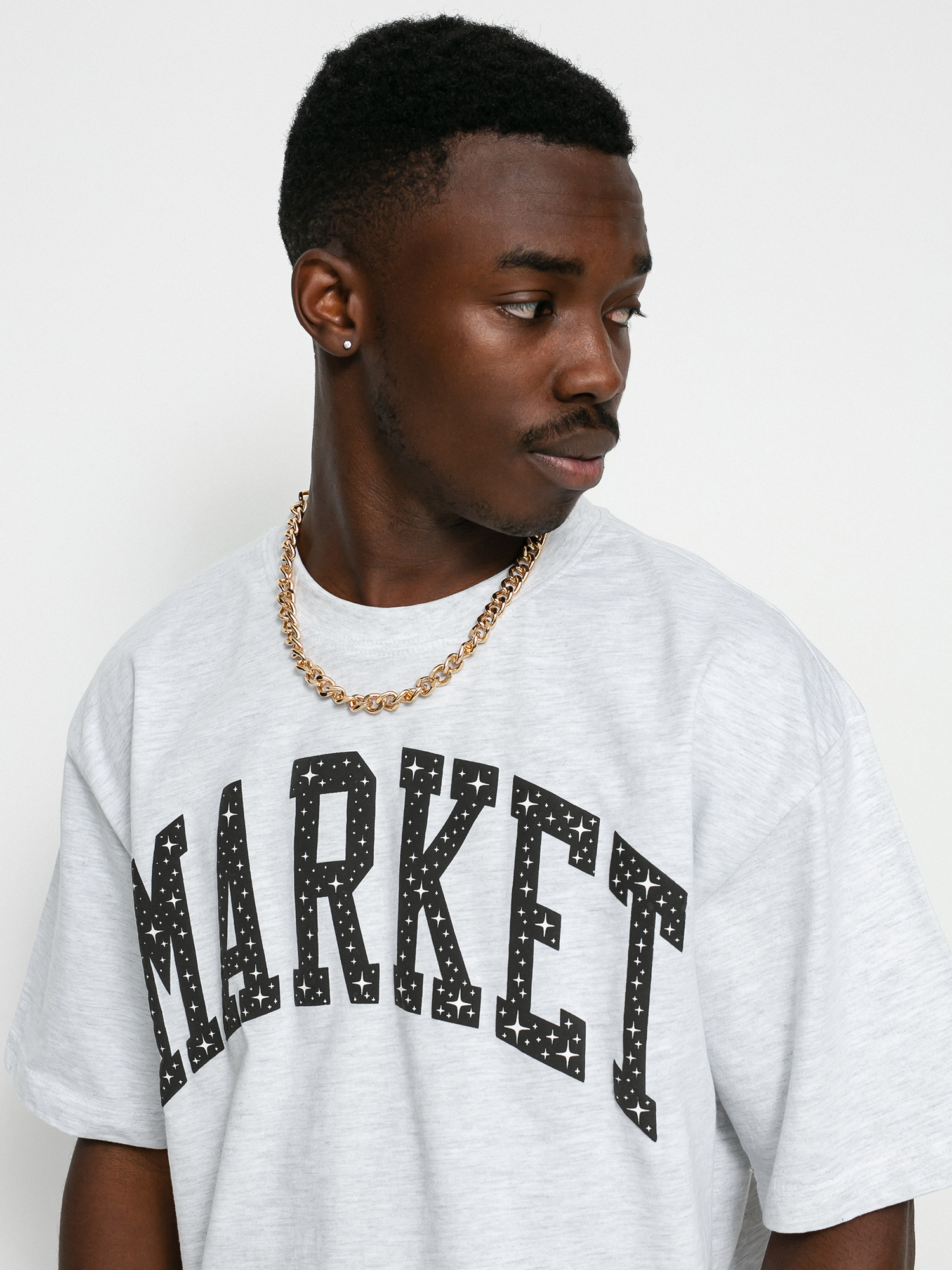 T-shirt Chinatown Market Arc Puff (ash)