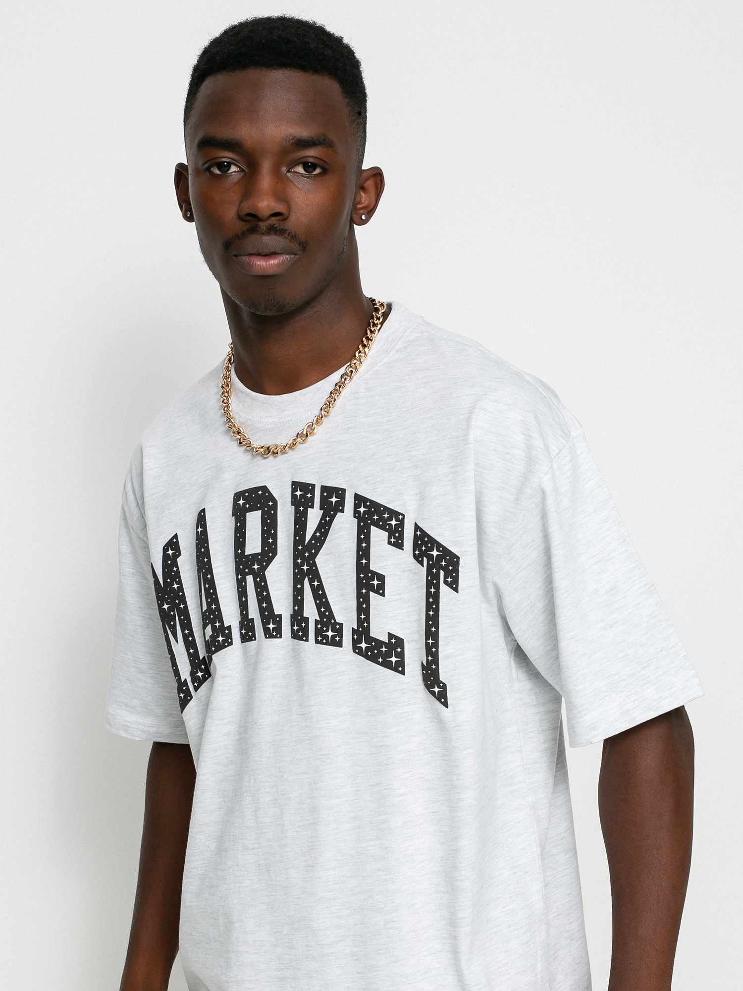 T-shirt Chinatown Market Arc Puff (ash)