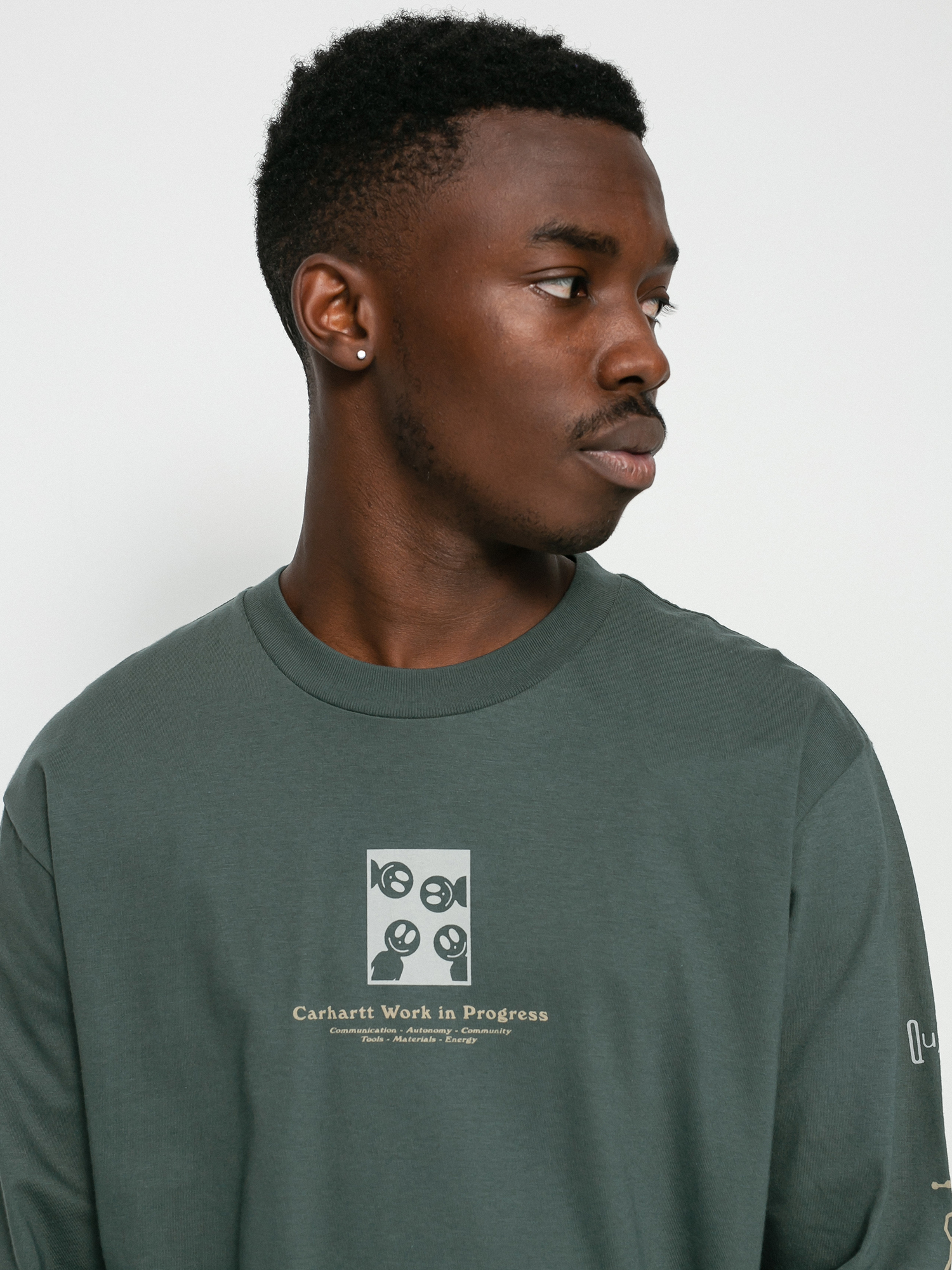 Longsleeve Carhartt WIP Dome (hemlock green)