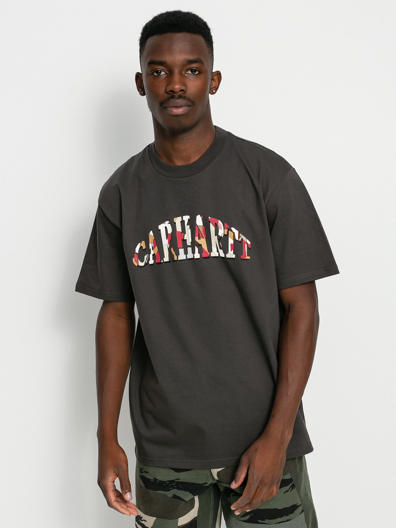 T-shirt Carhartt WIP Dome Script (stormcloud)