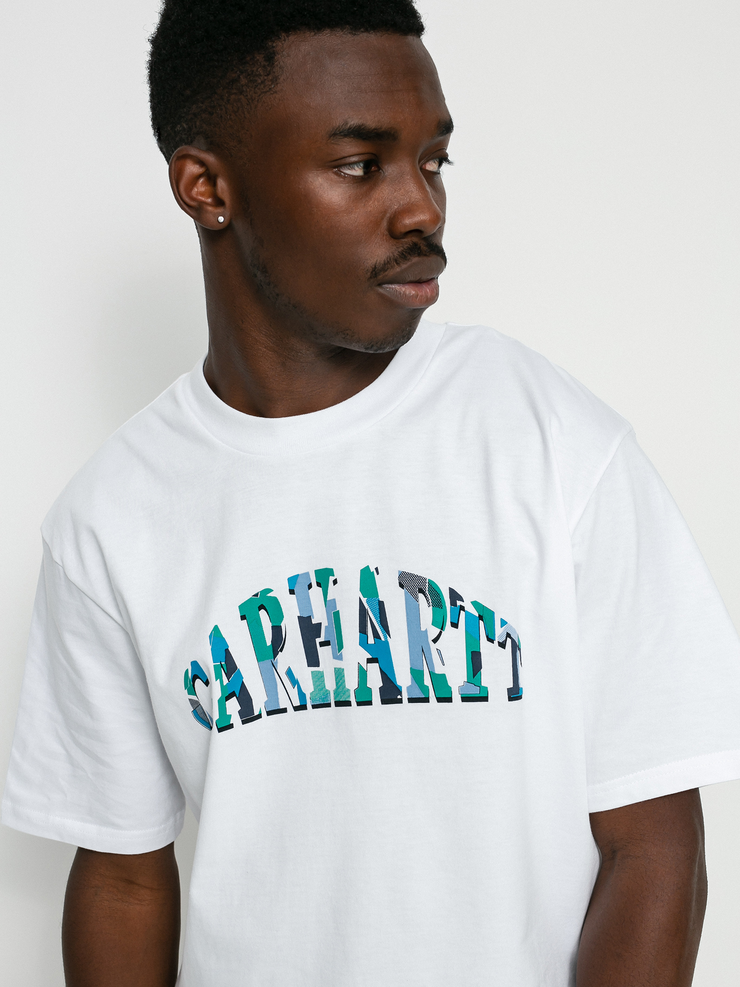 T-shirt Carhartt WIP Dome Script (white)