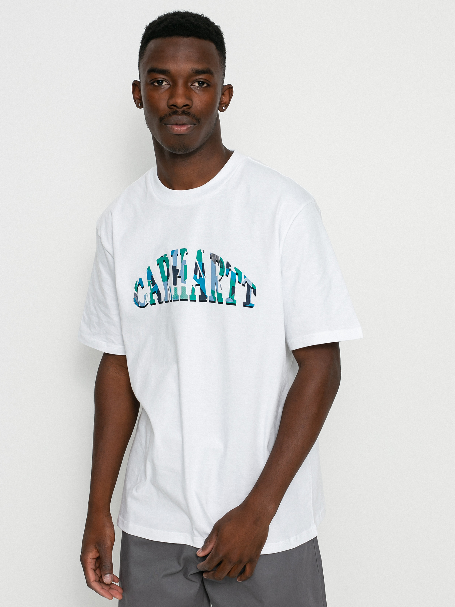 T-shirt Carhartt WIP Dome Script (white)