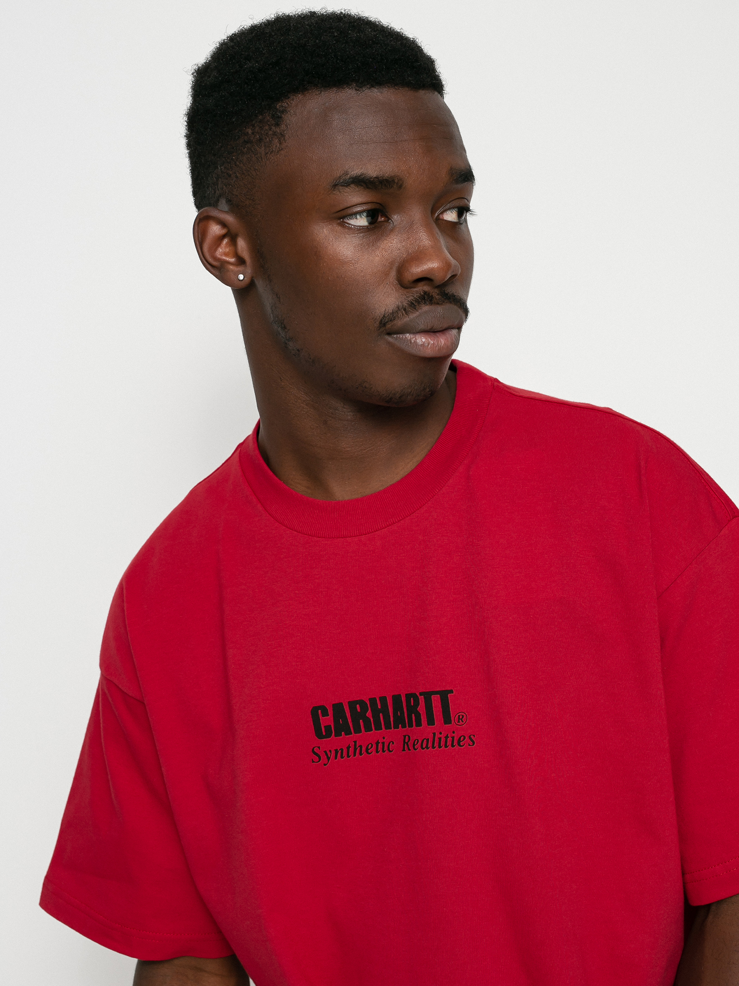 T-shirt Carhartt WIP Synthetic Realities (cornel/black)