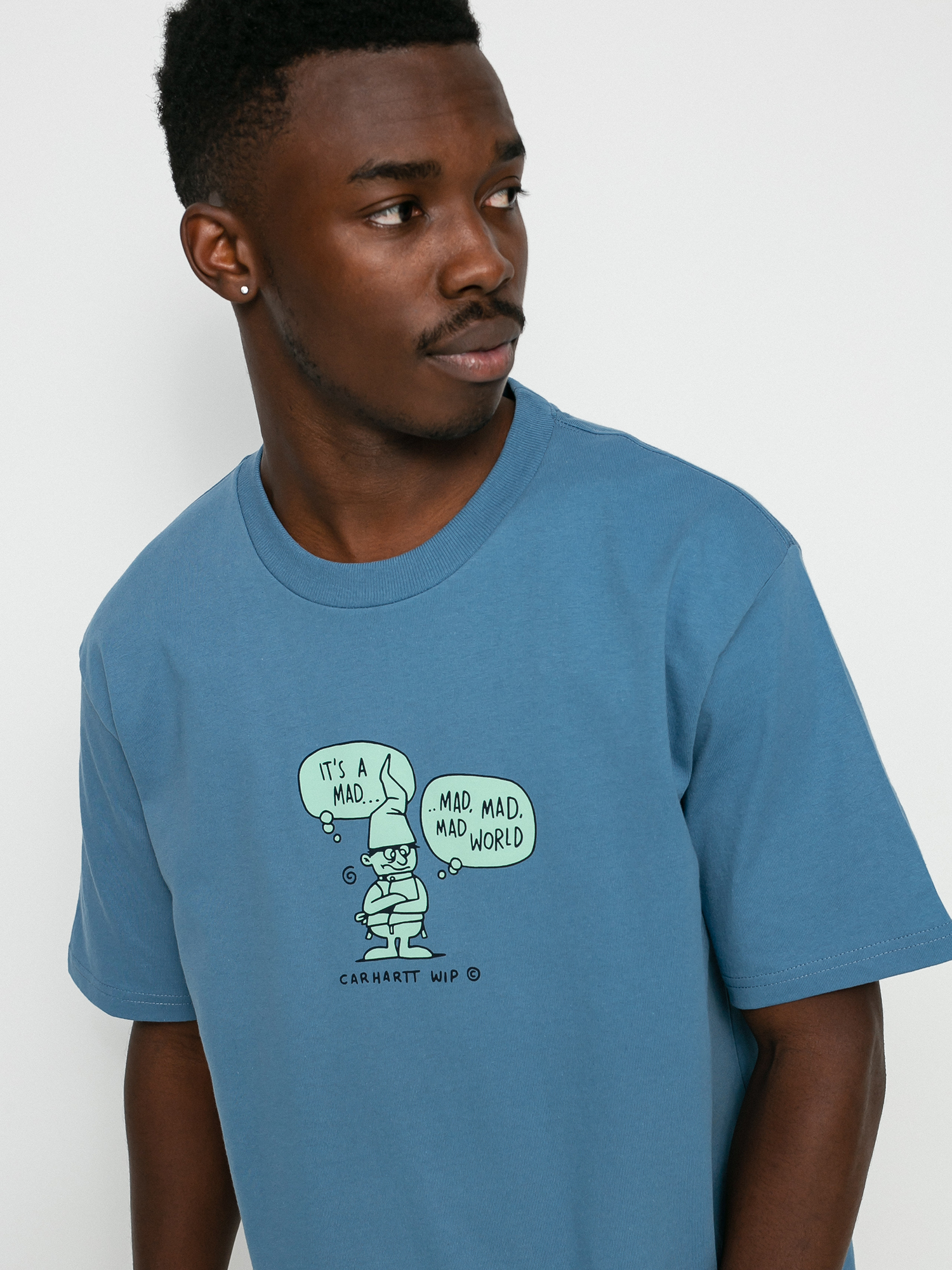 T-shirt Carhartt WIP Mad World (icy water)