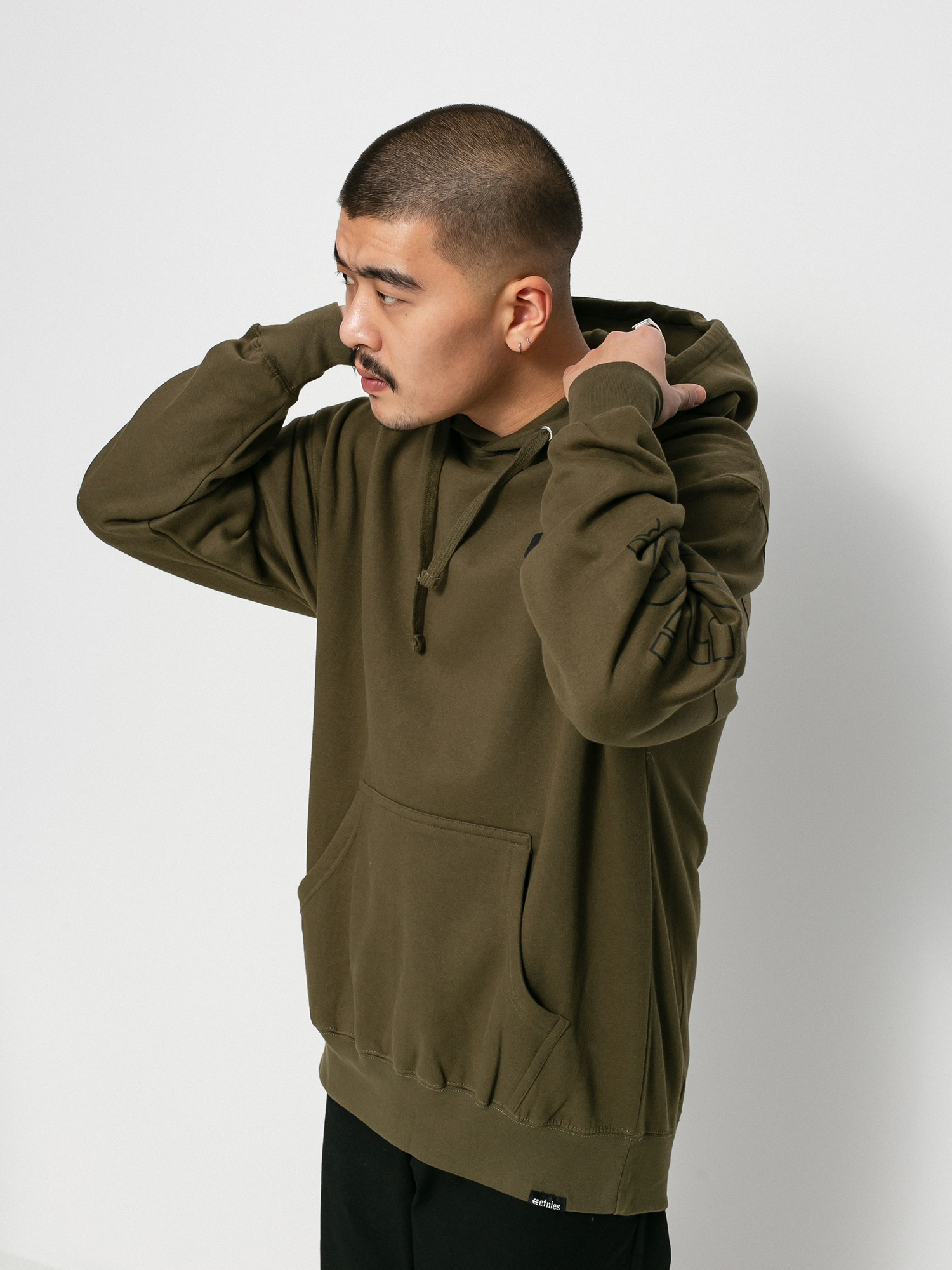 Bluza z kapturem Etnies Joslin HD (military)