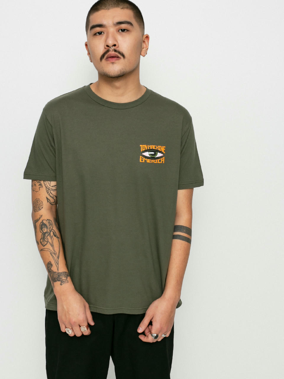 T-shirt Emerica X Toy Machine Eye (olive)