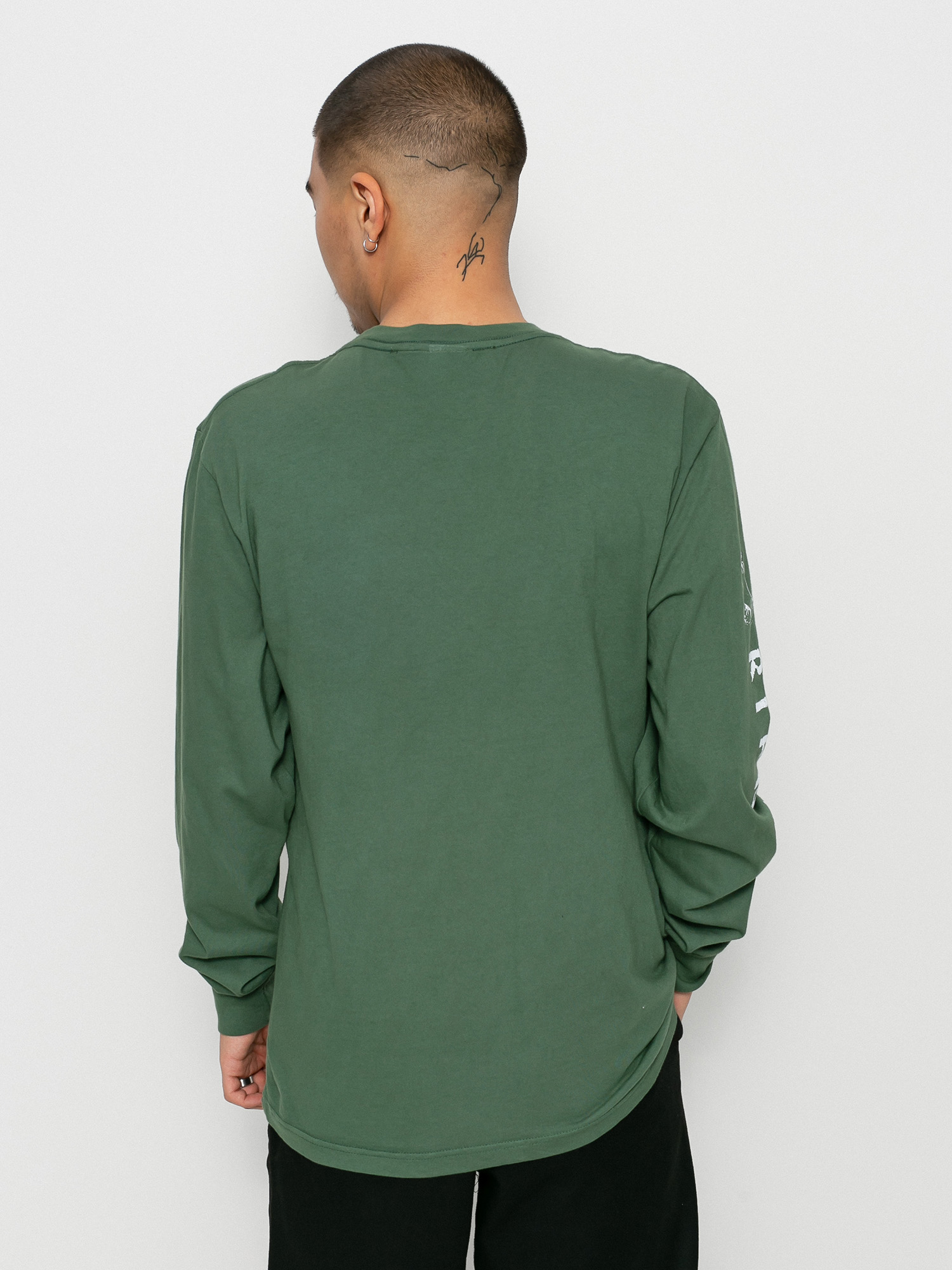 Longsleeve RipNDip Lord Nermal (dark olive)