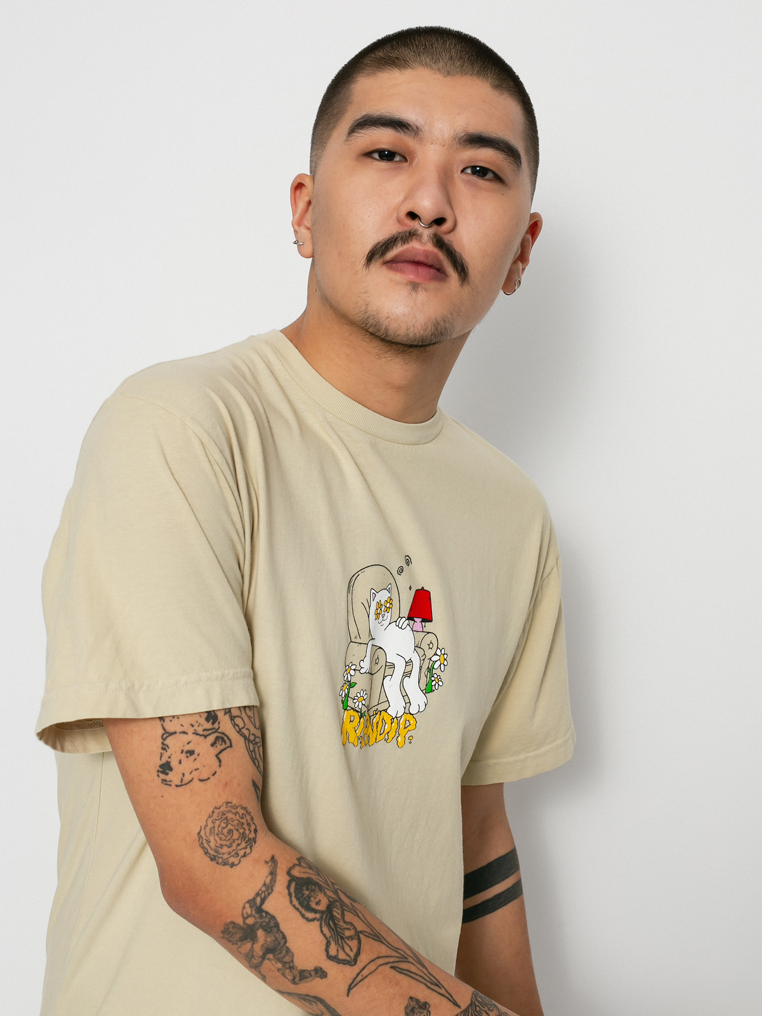 T-shirt RipNDip 2 Moods (tan)