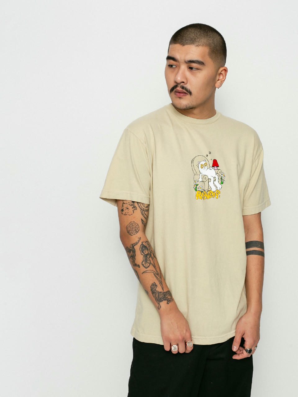 T-shirt RipNDip 2 Moods (tan)