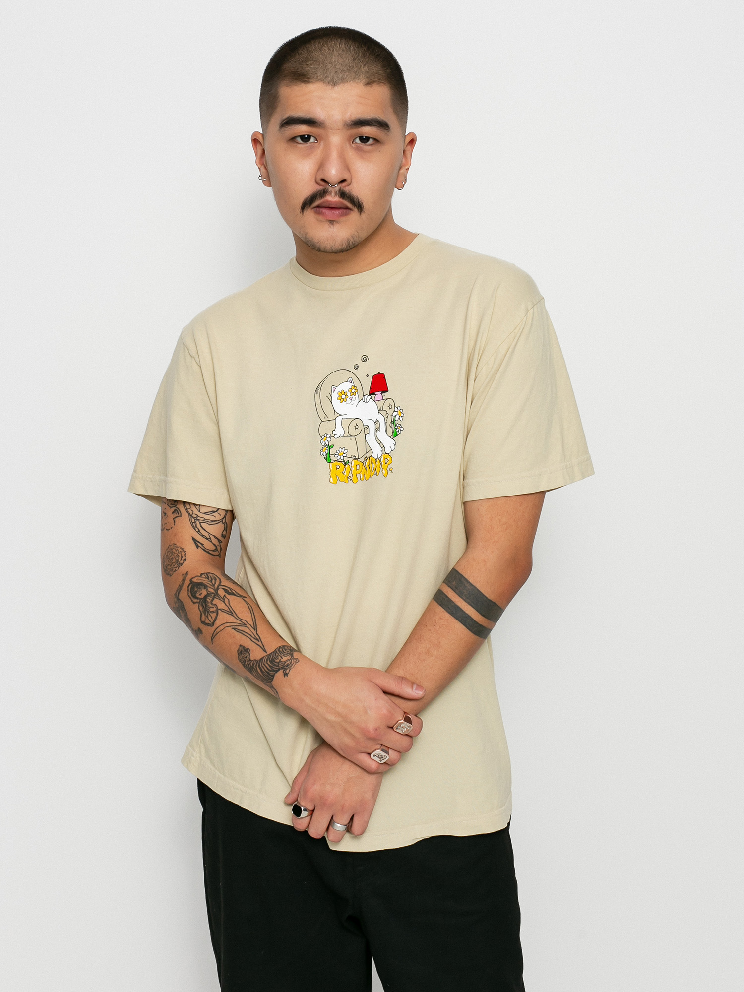 T-shirt RipNDip 2 Moods (tan)