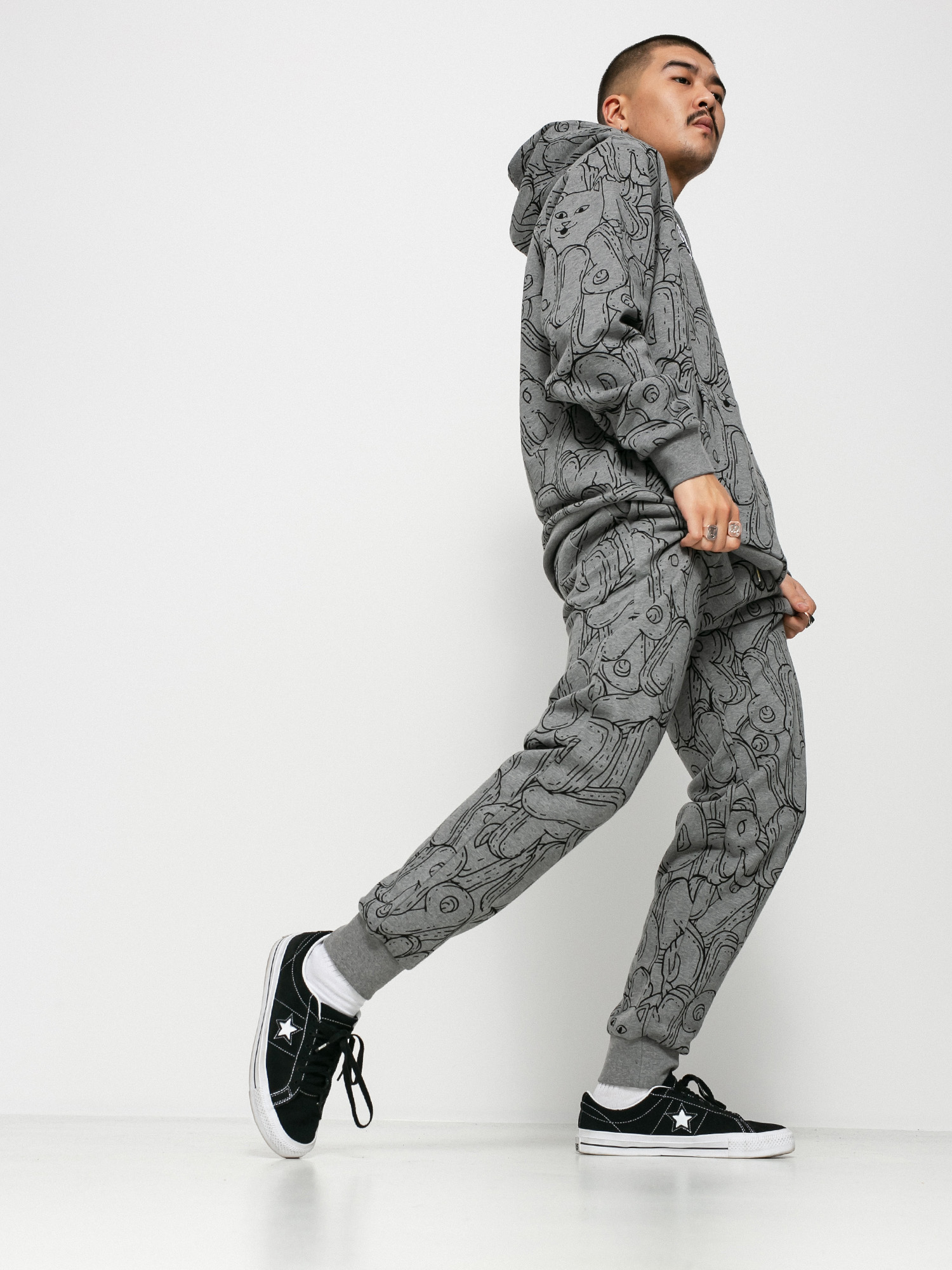 Spodnie RipNDip Bubble Bobble (charcoal heather)