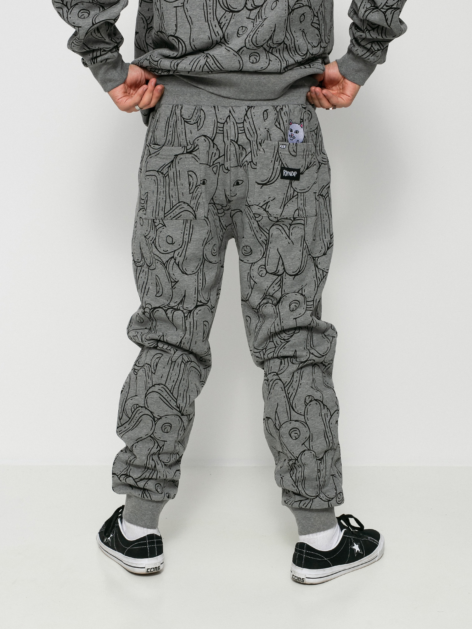 Spodnie RipNDip Bubble Bobble (charcoal heather)