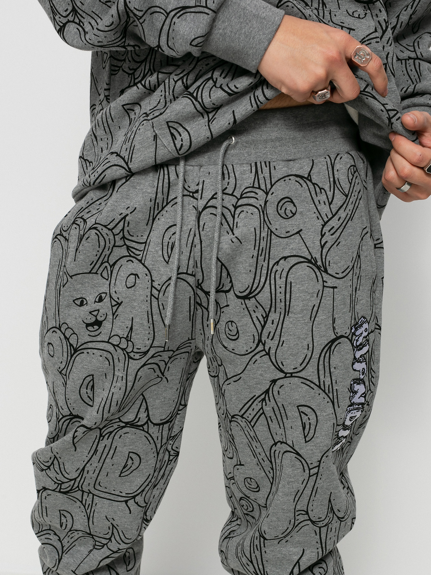 Spodnie RipNDip Bubble Bobble (charcoal heather)