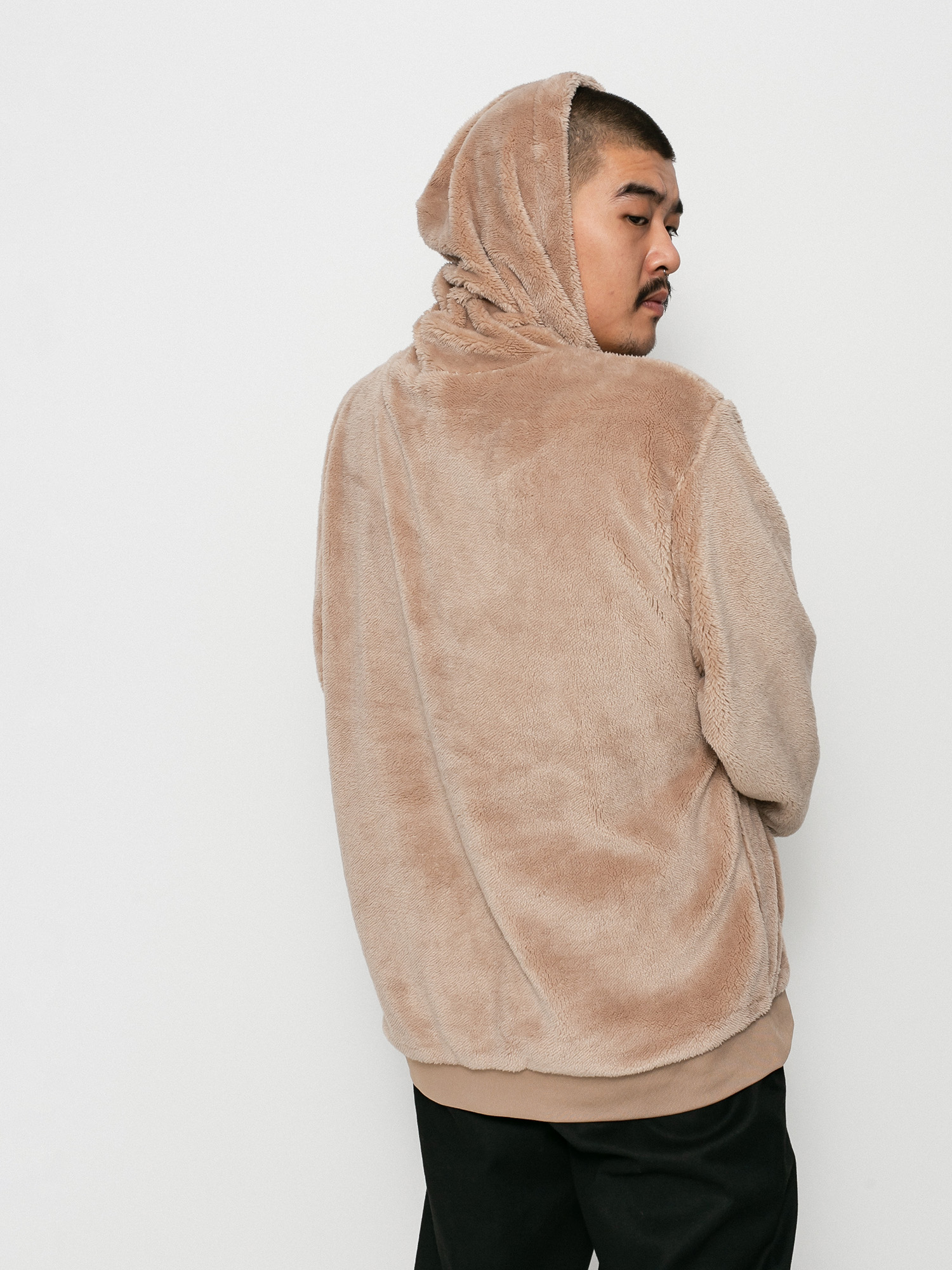 Bluza z kapturem RipNDip Bradbury Sherpa HD (tan)