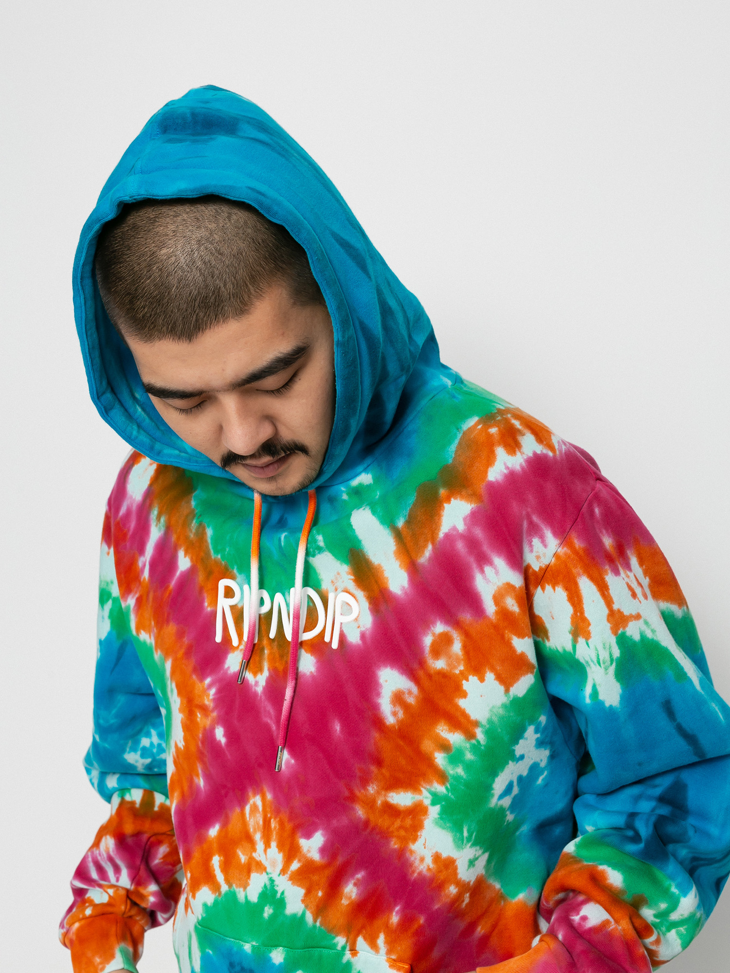Bluza z kapturem RipNDip OG Prisma HD (rainbow x dye)
