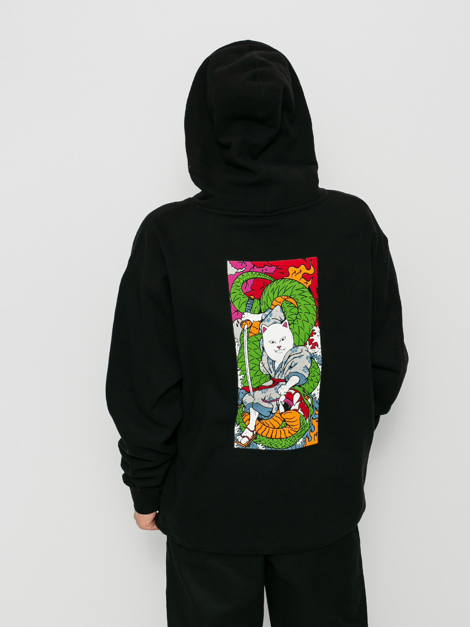 Bluza z kapturem RipNDip Nermurari Warrior HD (black)