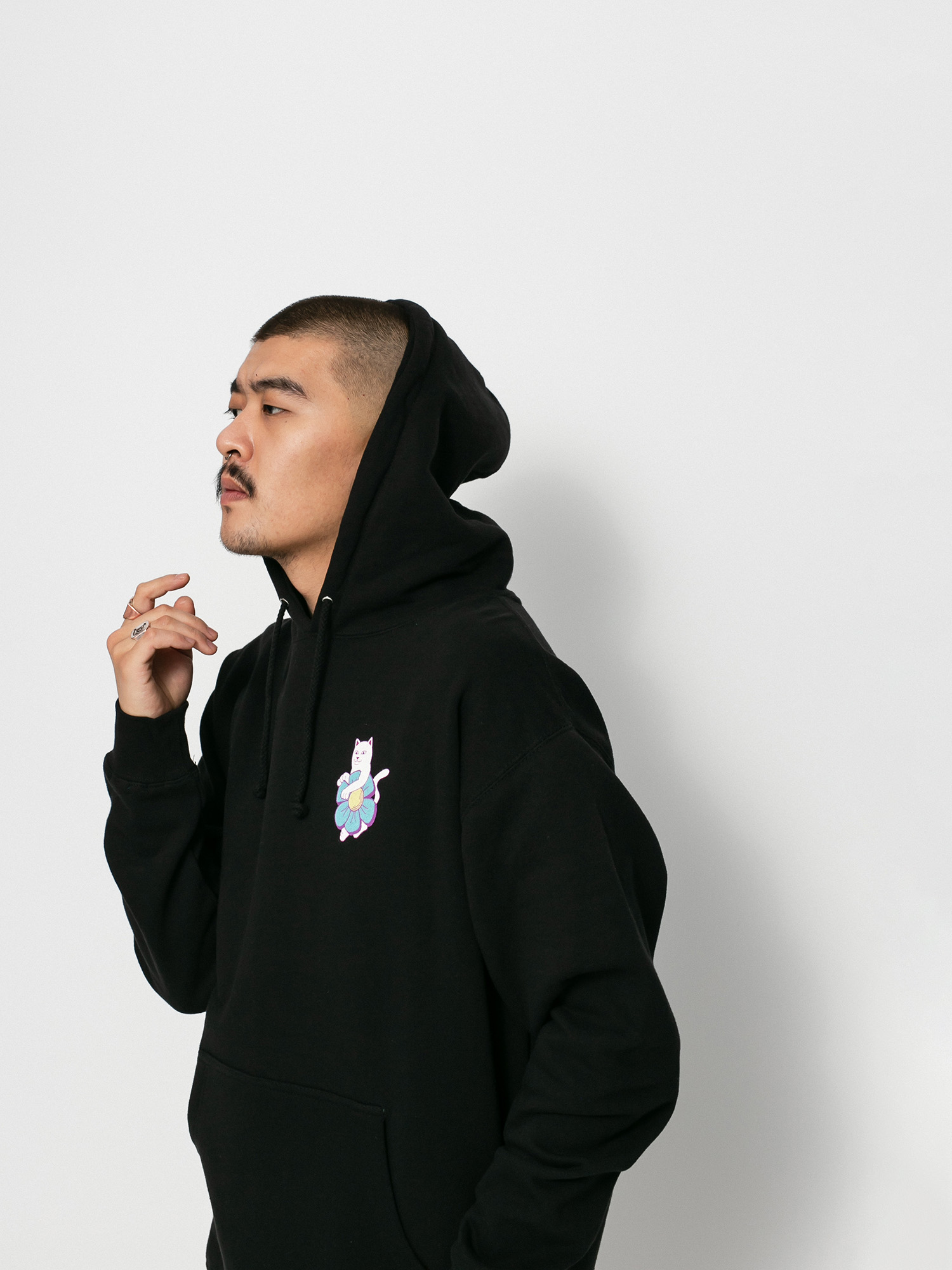 Bluza z kapturem RipNDip Nature Is Healing HD (black)