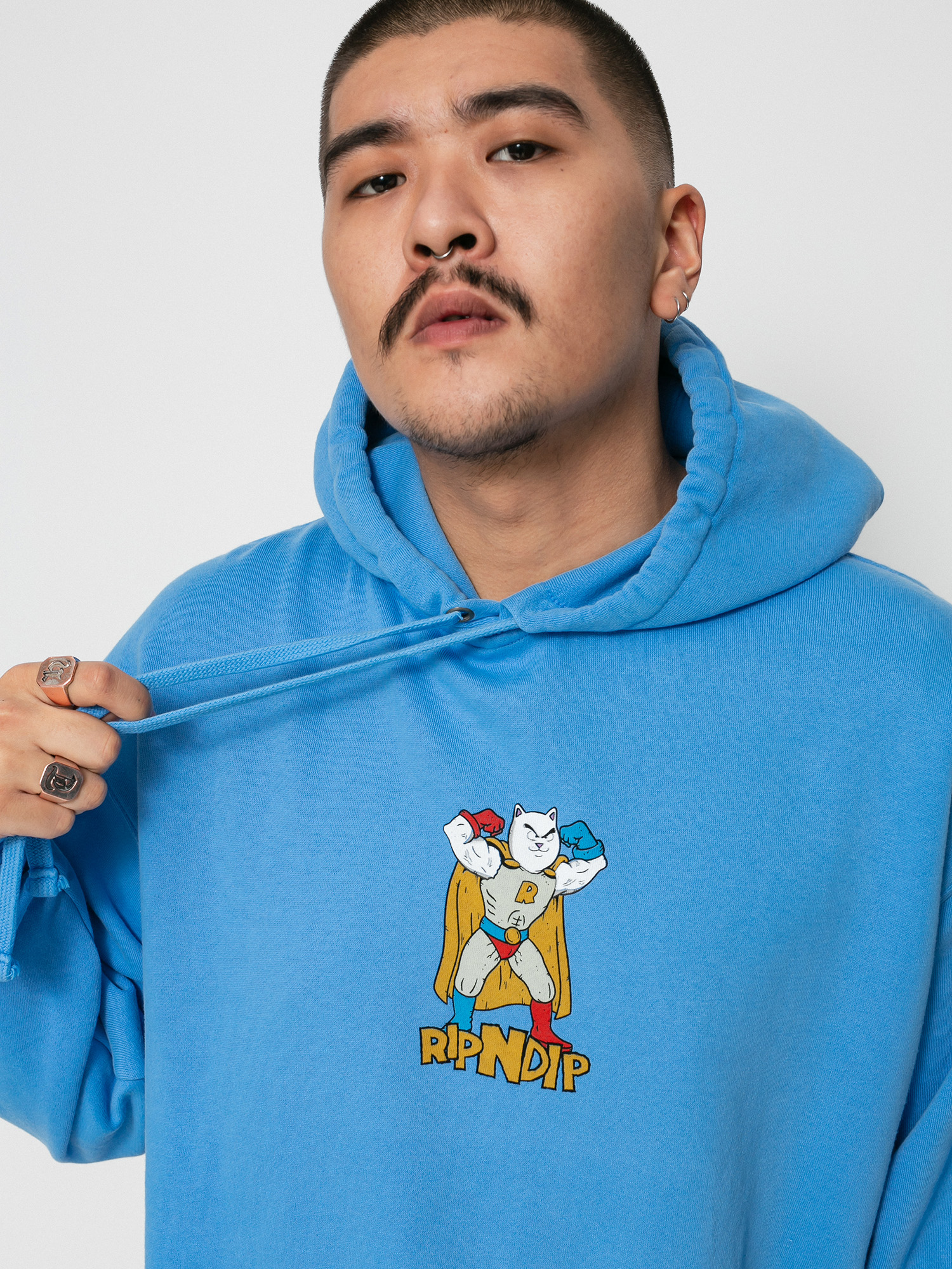 Bluza z kapturem RipNDip Sidekick HD (cornflower blue)