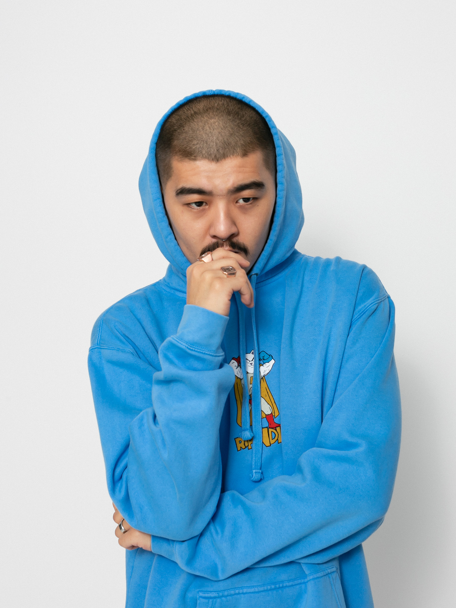 Bluza z kapturem RipNDip Sidekick HD (cornflower blue)
