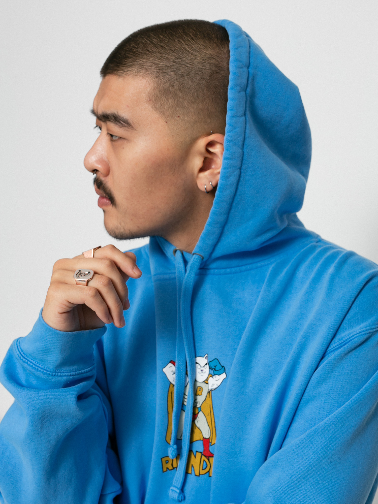 Bluza z kapturem RipNDip Sidekick HD (cornflower blue)