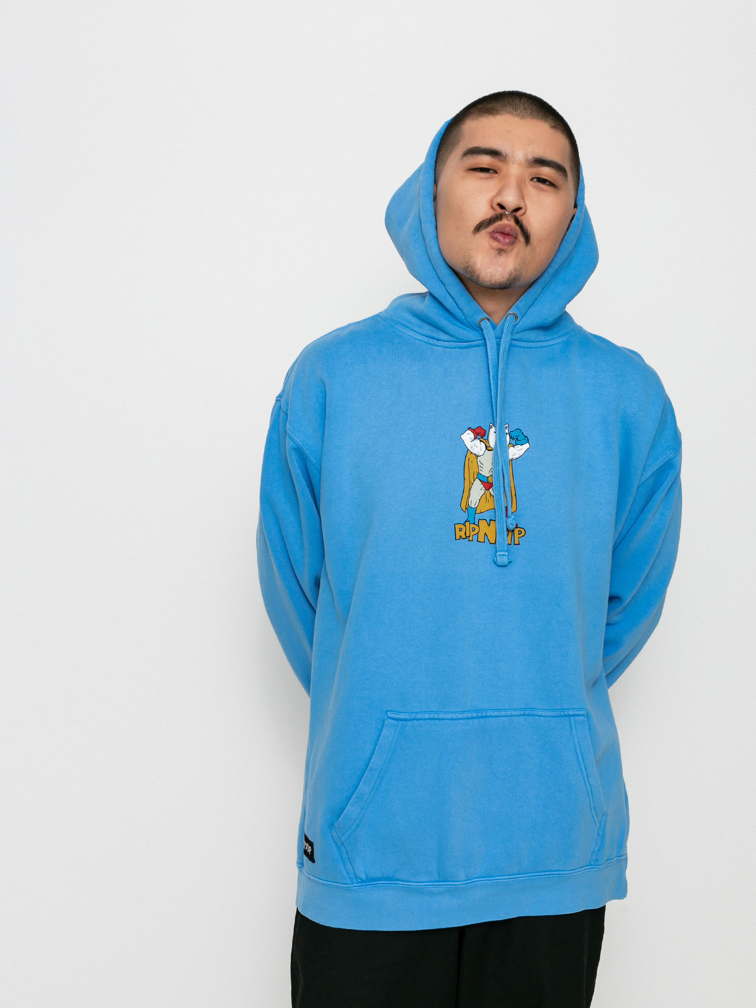 Bluza z kapturem RipNDip Sidekick HD (cornflower blue)