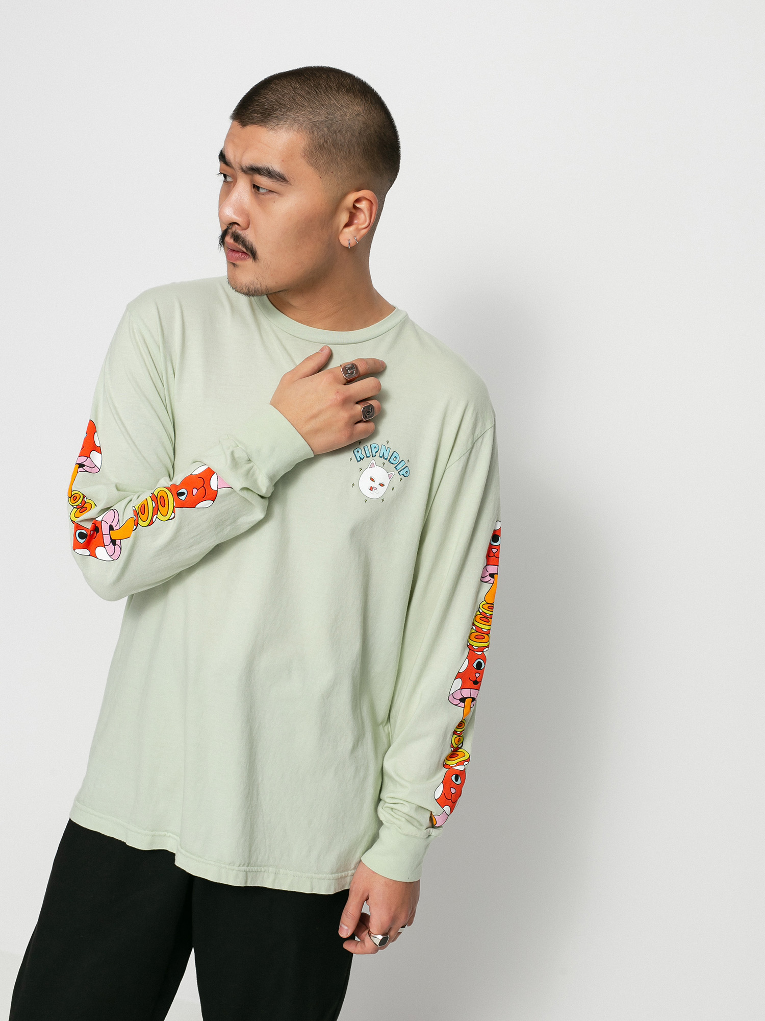 Longsleeve RipNDip After Supper (sage)