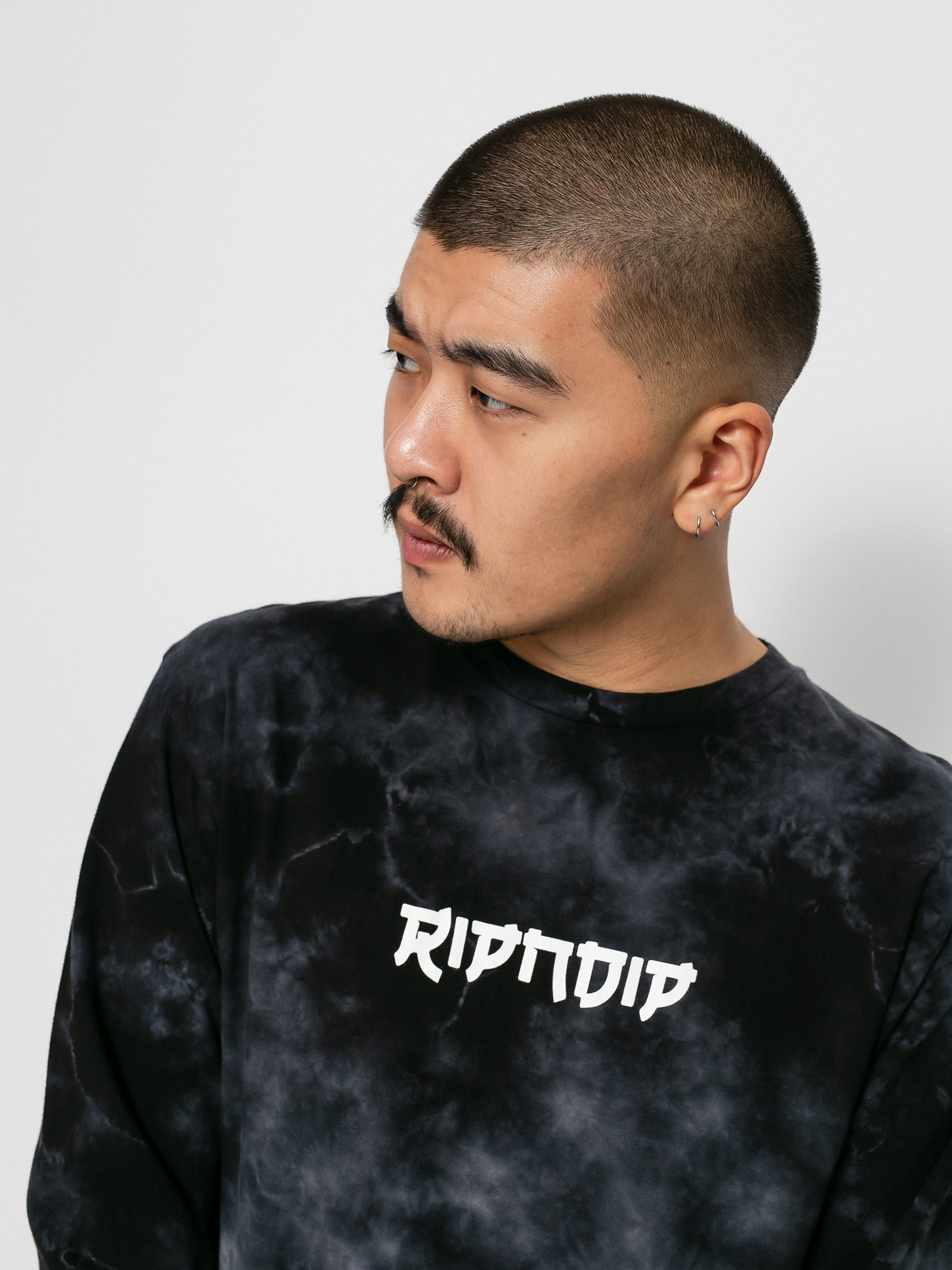 Longsleeve RipNDip Master Nermal San (black lightning wash)