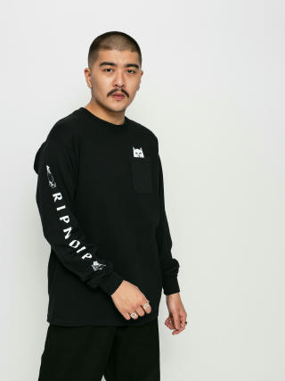 Longsleeve RipNDip Lord Nermal Pocket (black)