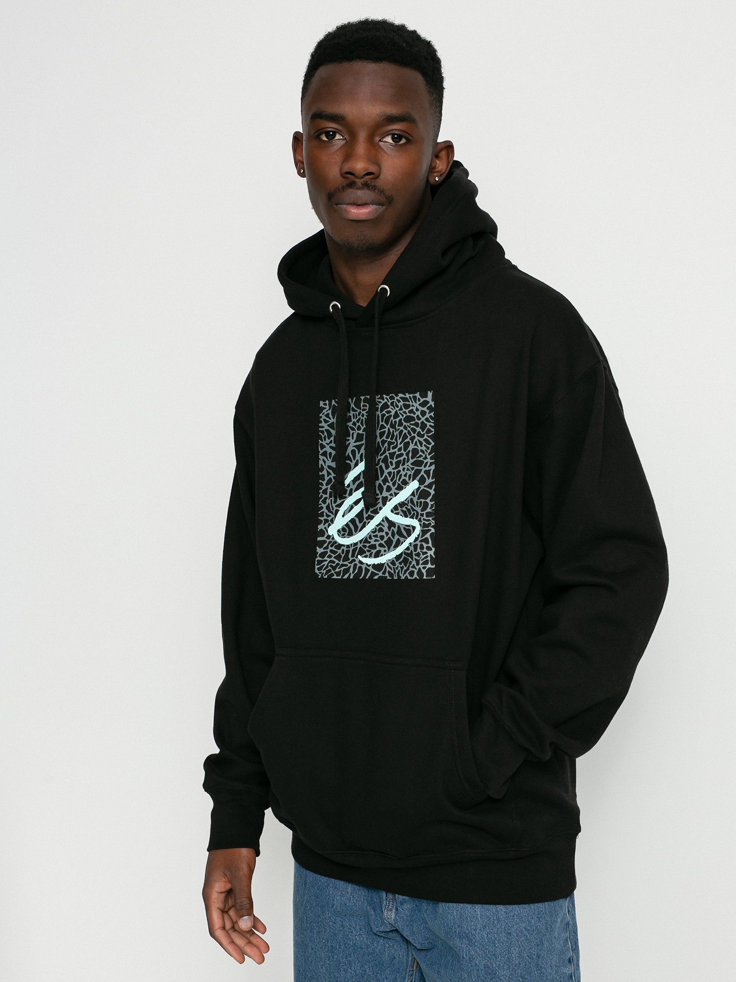 Bluza z kapturem eS Es Elephant Block HD (black)
