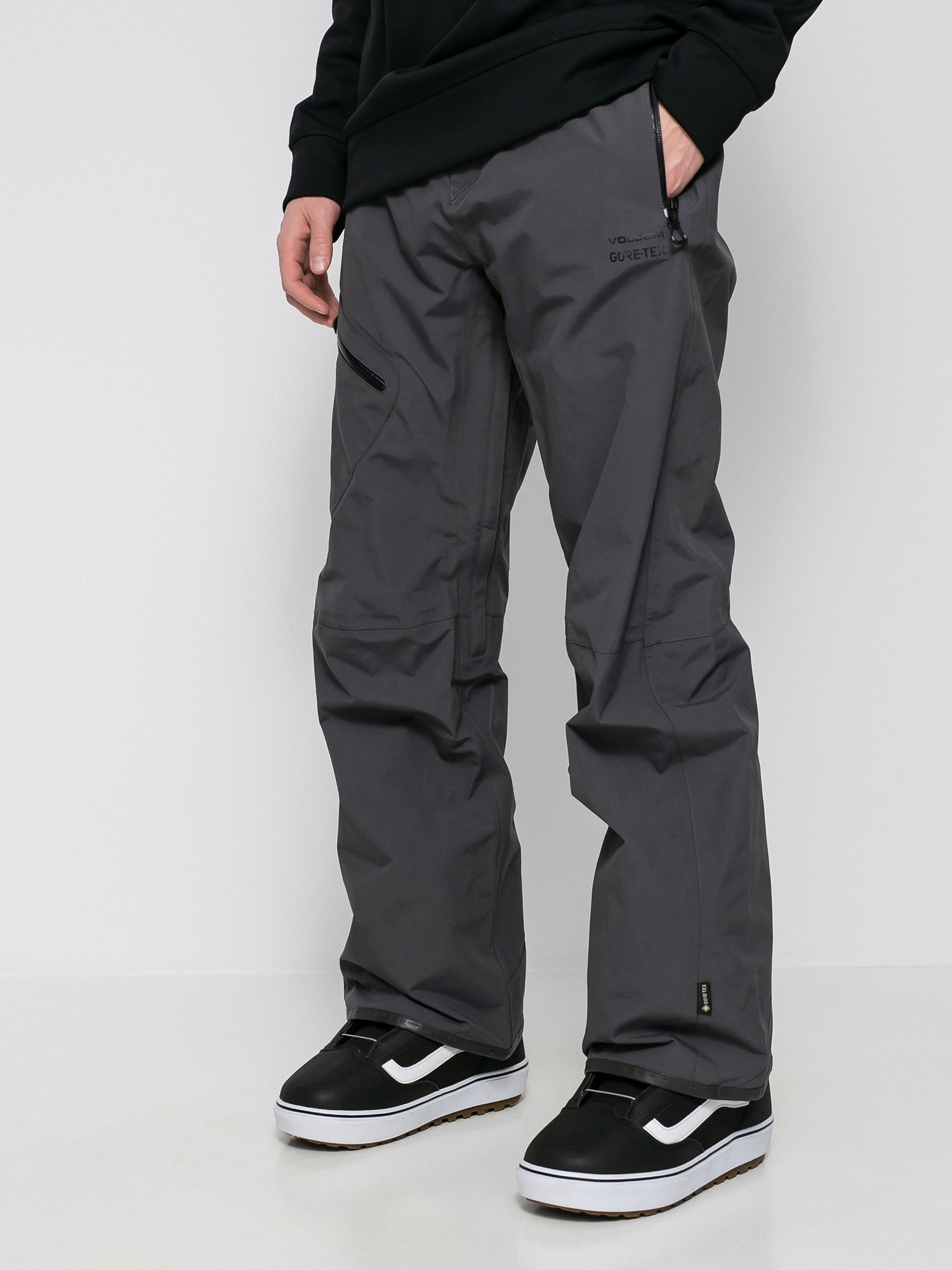 Męskie Spodnie snowboardowe Volcom L Gore Tex (dark grey)